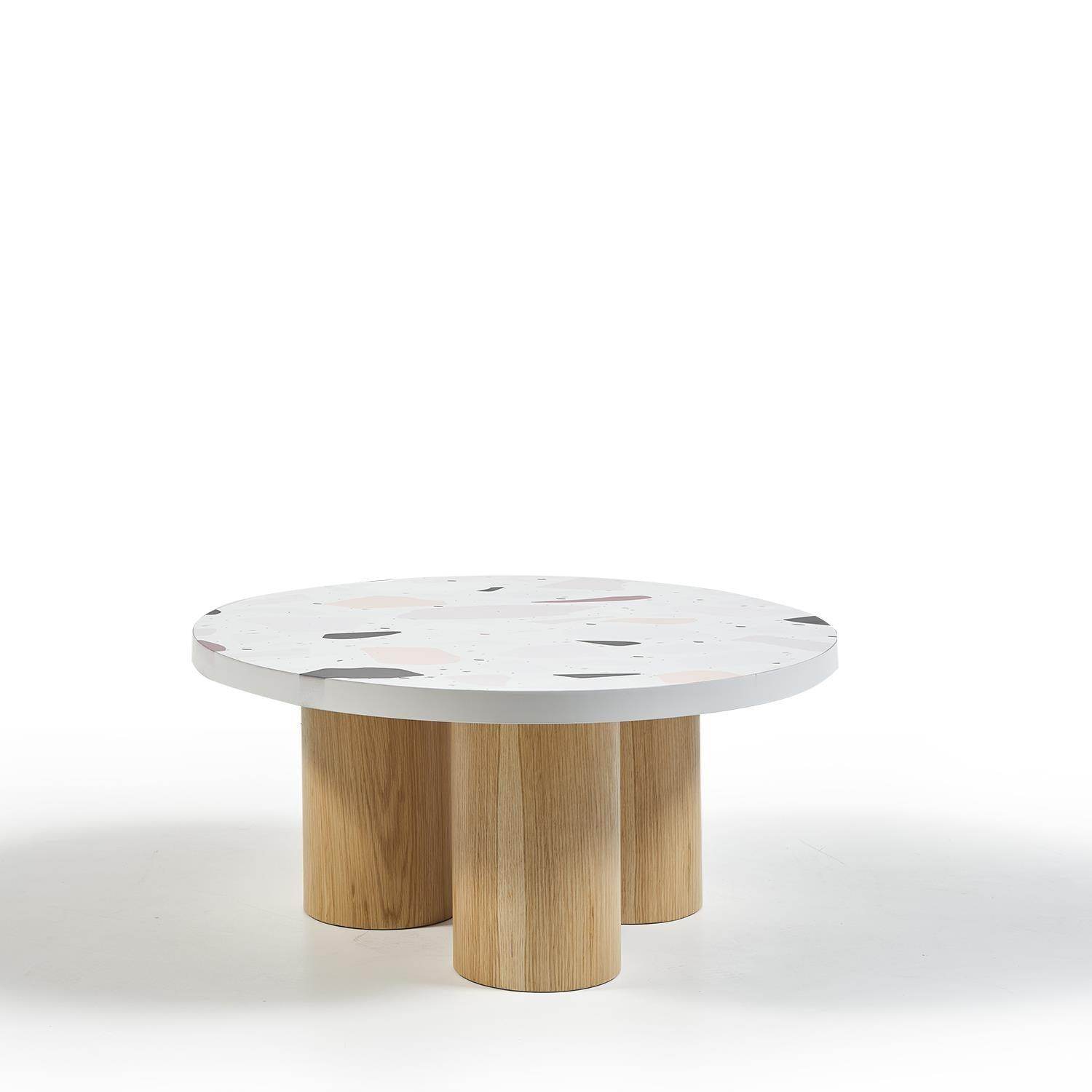 Yan Sehpa No:287 | Küçük Orta Sehpa | Beyaz Üst Tabla | MDF | REHOME