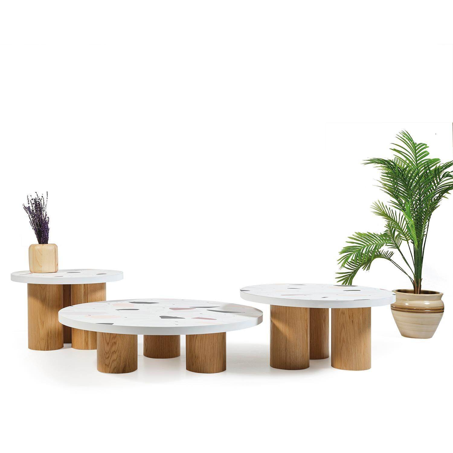 Yan Sehpa No:288 | Özel Tasarım | MDF | Beyaz | REHOME