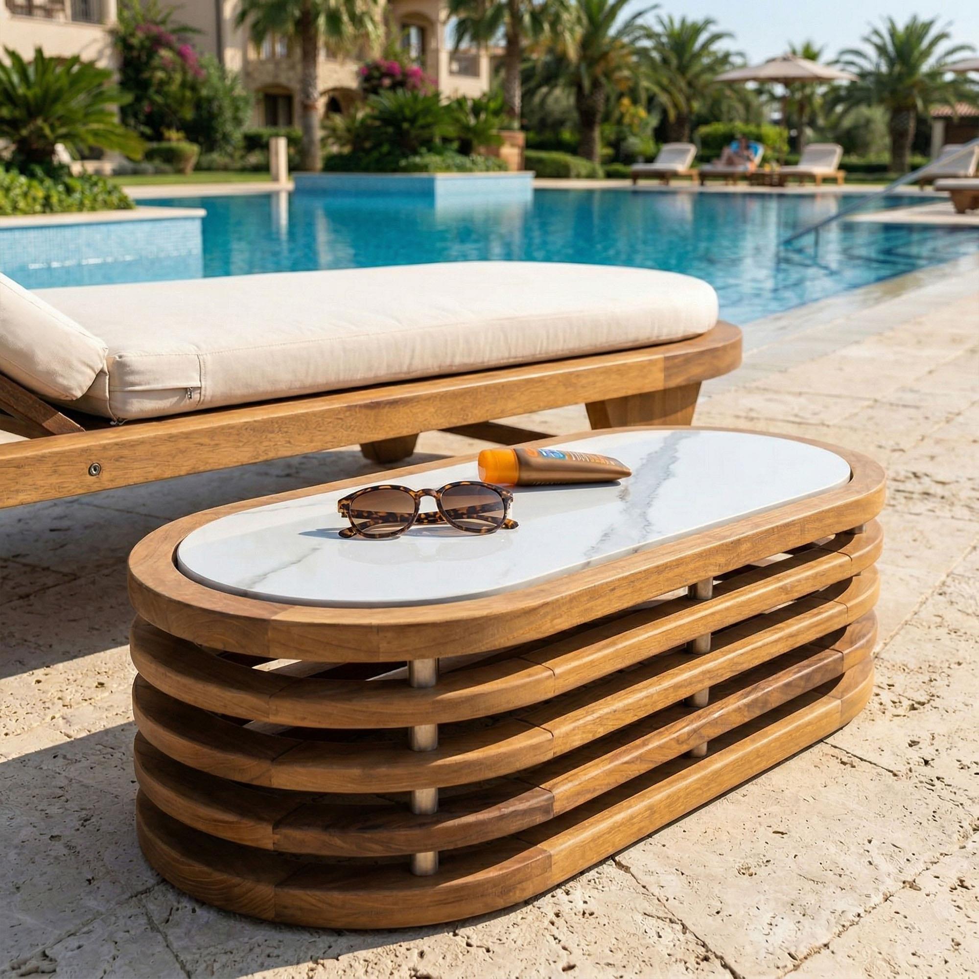 ReHome Spain Iroko Orta Sehpa