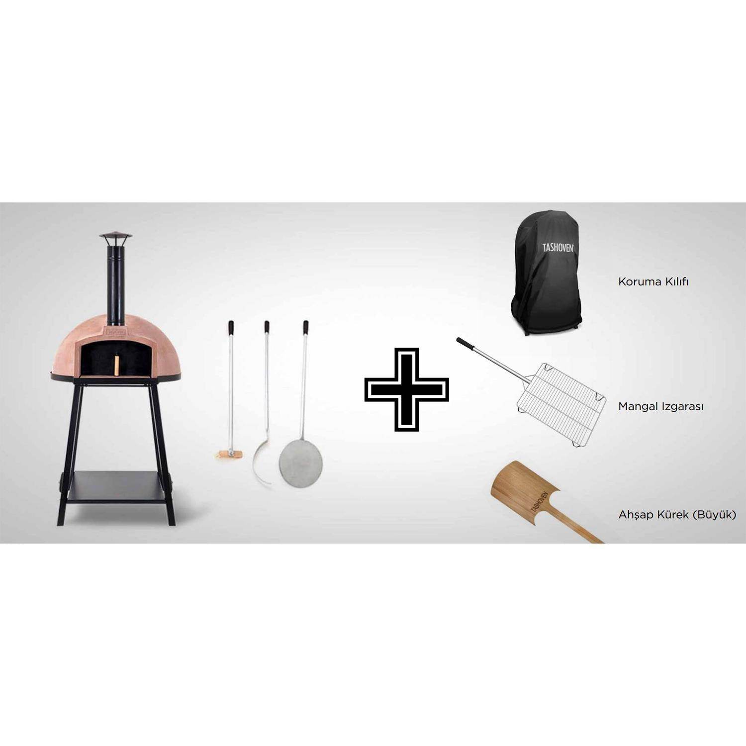 Tashoven Pro 75 Combo Paket | Tekerlekli Bahçe Fırını | Rehome