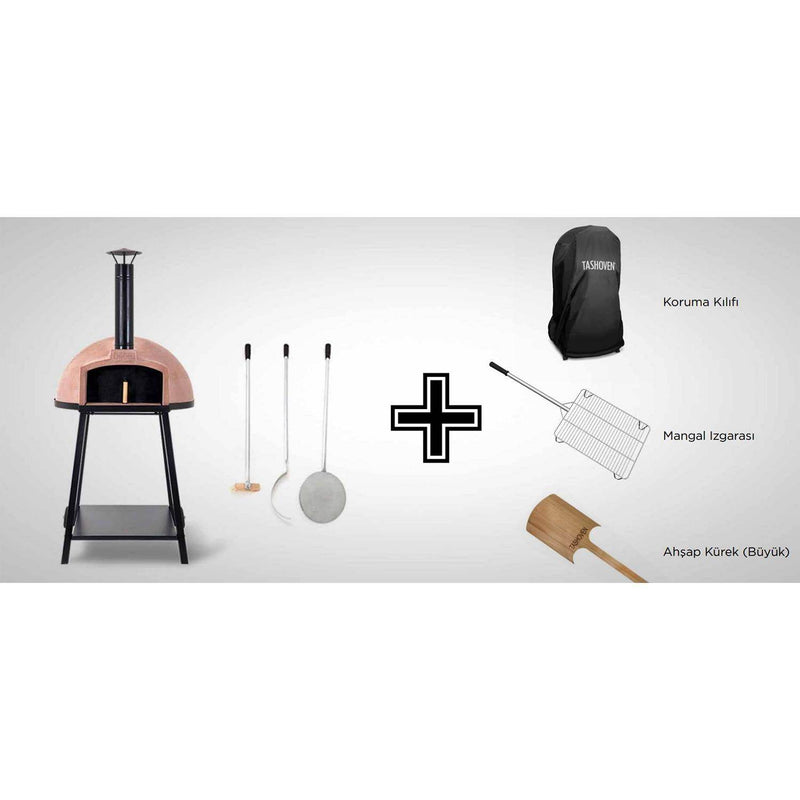 Tashoven Pro 75 Combo Paket | Tekerlekli Bahçe Fırını | Rehome
