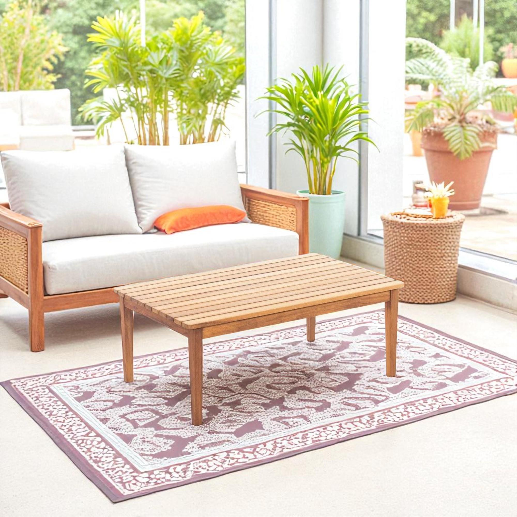 ReHome Trend OS Ahşap Bahçe Balkon Masası