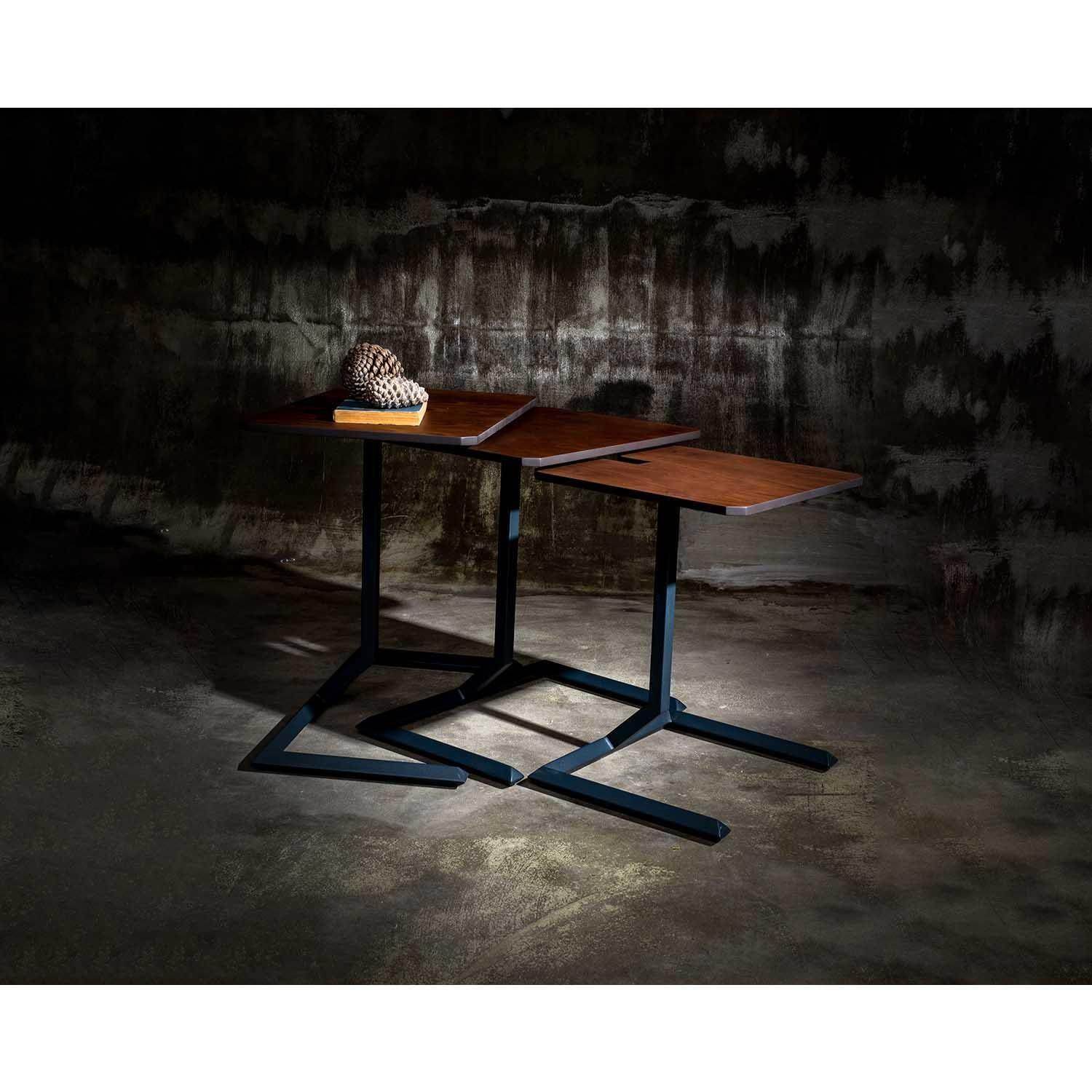 Trigon Servis Sehpa | Ceviz Zigon Sehpa