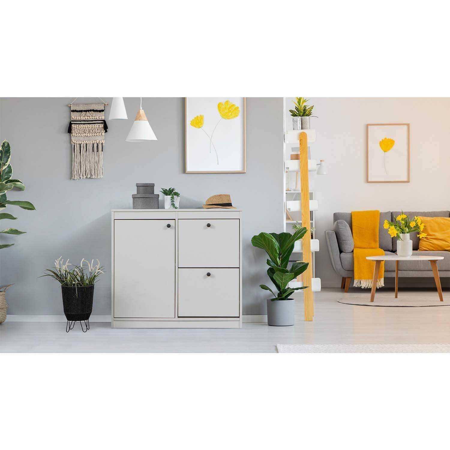 ReHome Urban Cream Portmanto Ayakkabılık