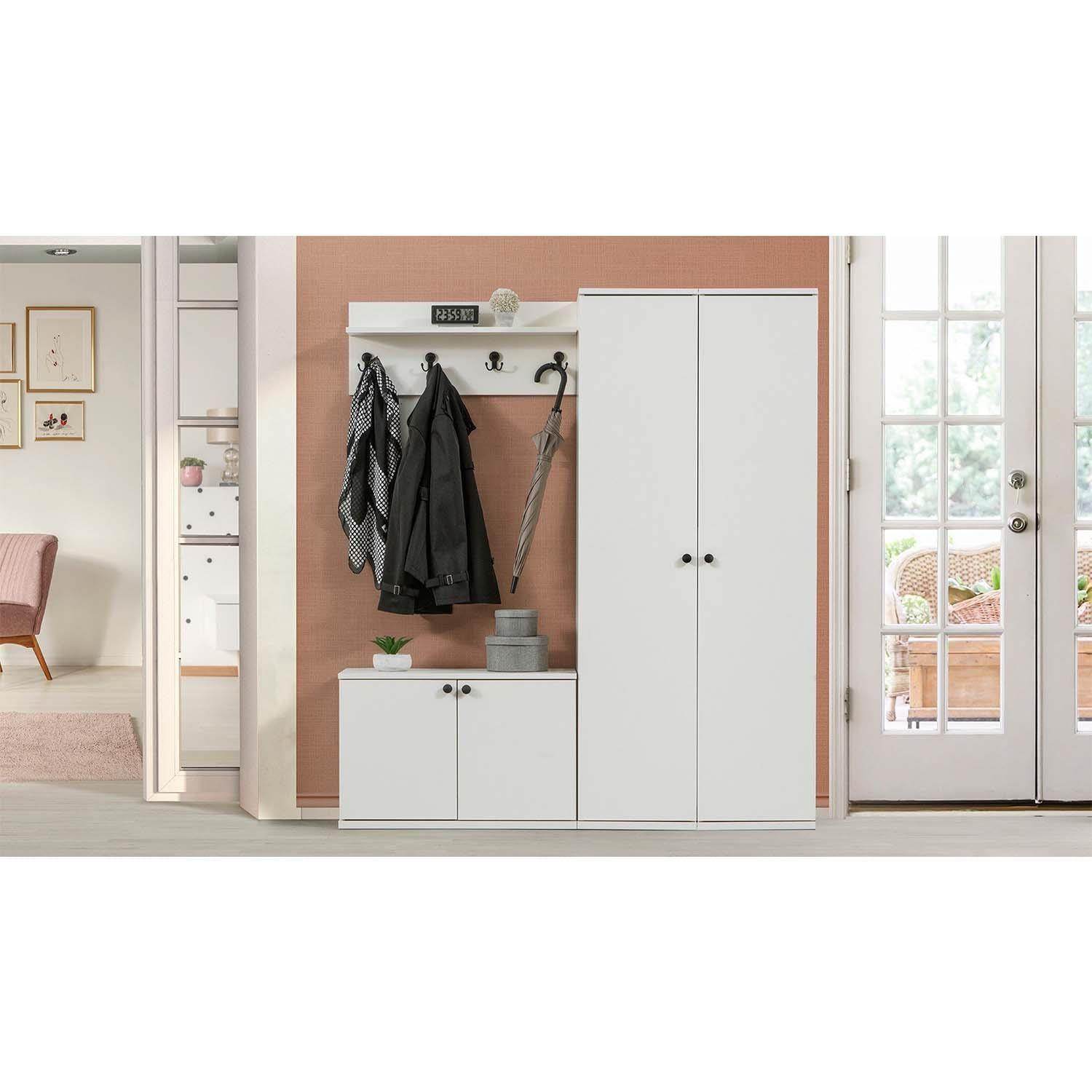 ReHome Urban Cream Portmanto Ayakkabılık