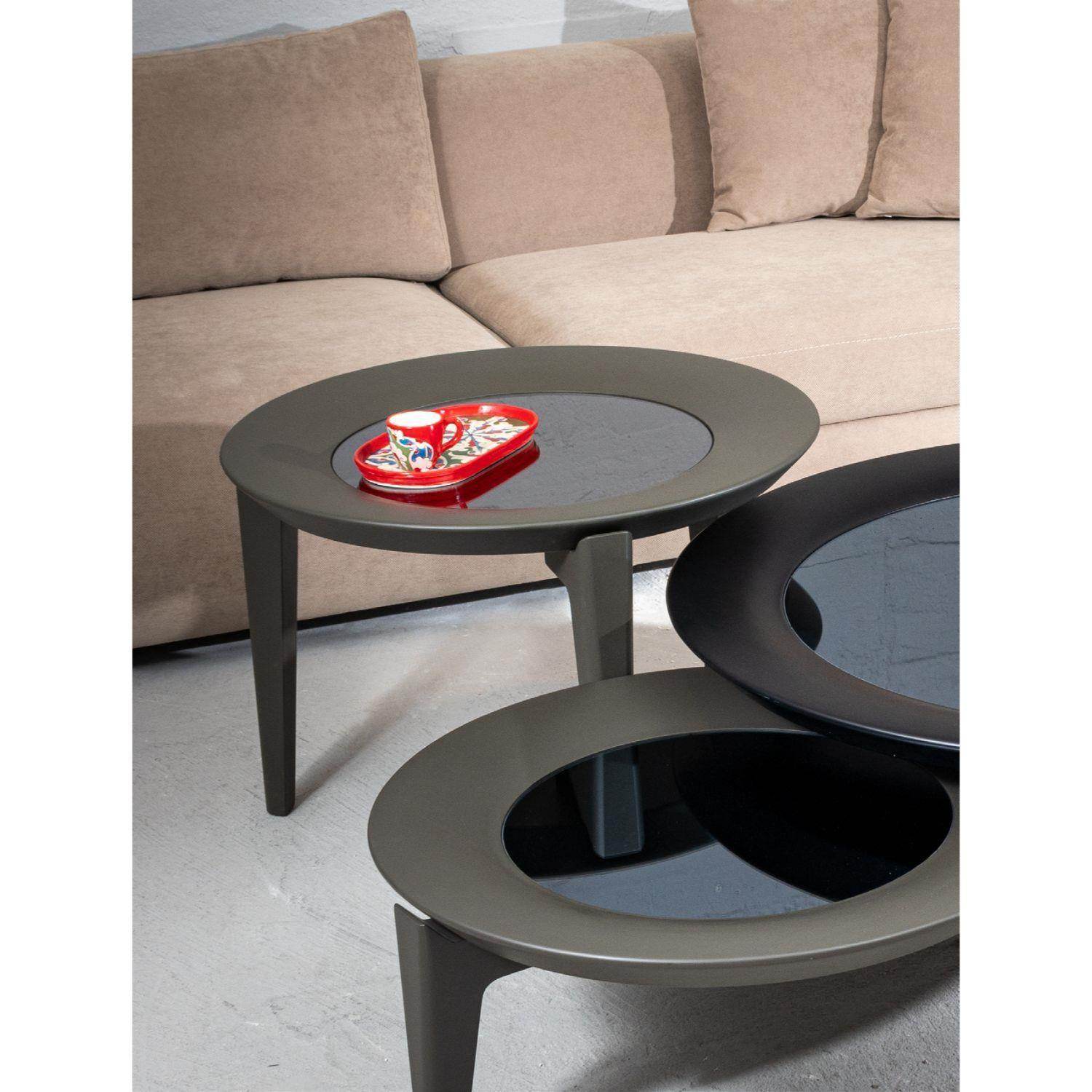 Vovo Yan Sehpa | Koltuk Sehpası | Mat Sehpa | Acı Yeşil