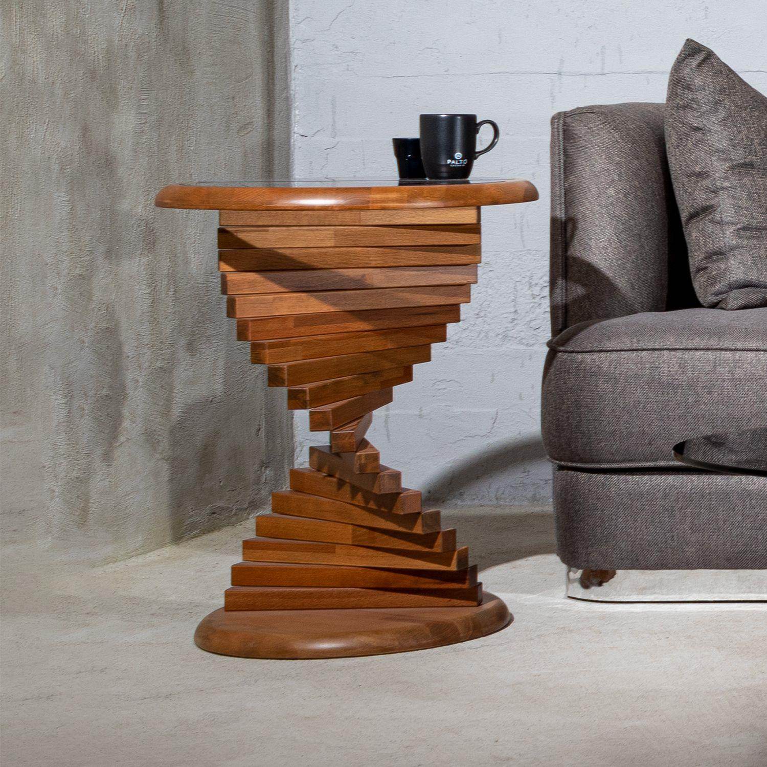 Wanted Yan Sehpa | Koltuk Sehpası | Kayın