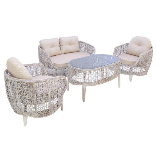 Zenda | 2+1+1+Sehpalı Bahçe Balkon Oturma Takımı