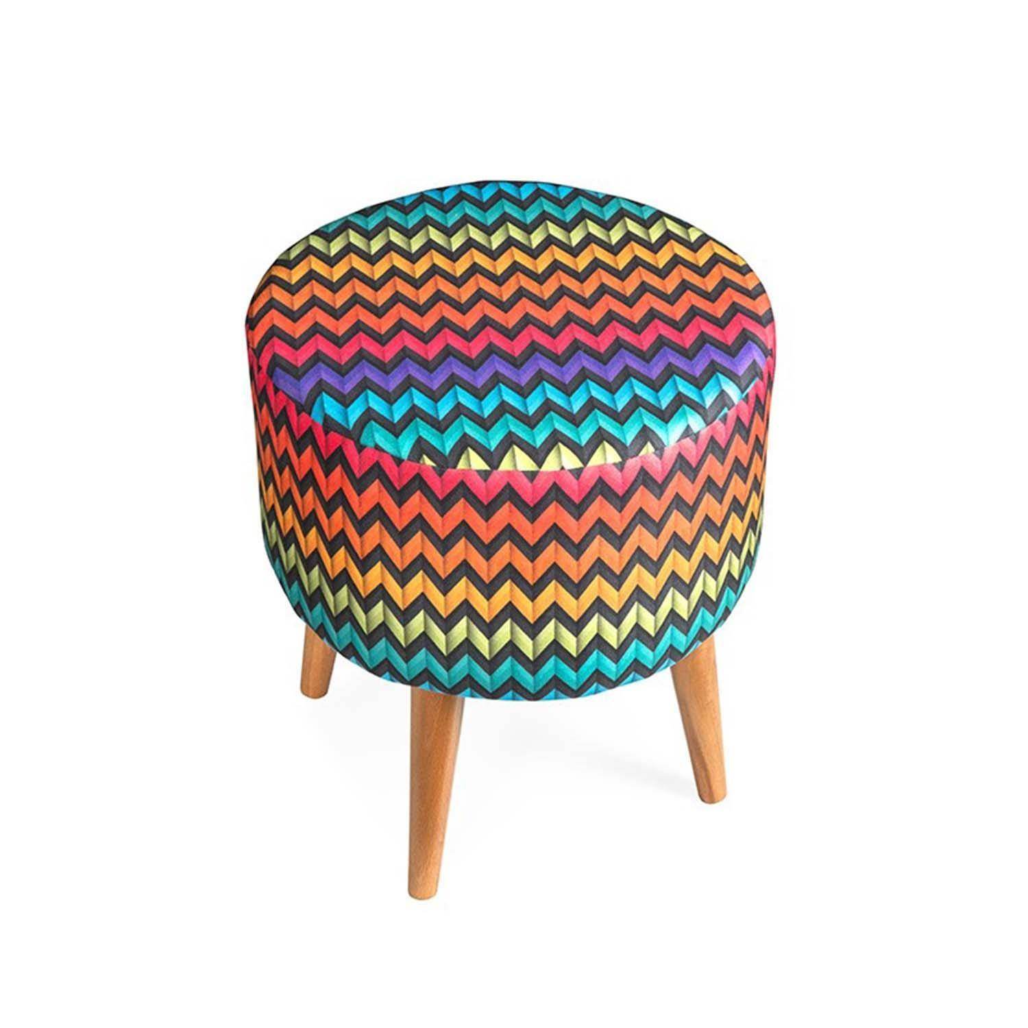 ReHome ZigZag Desenli Puf