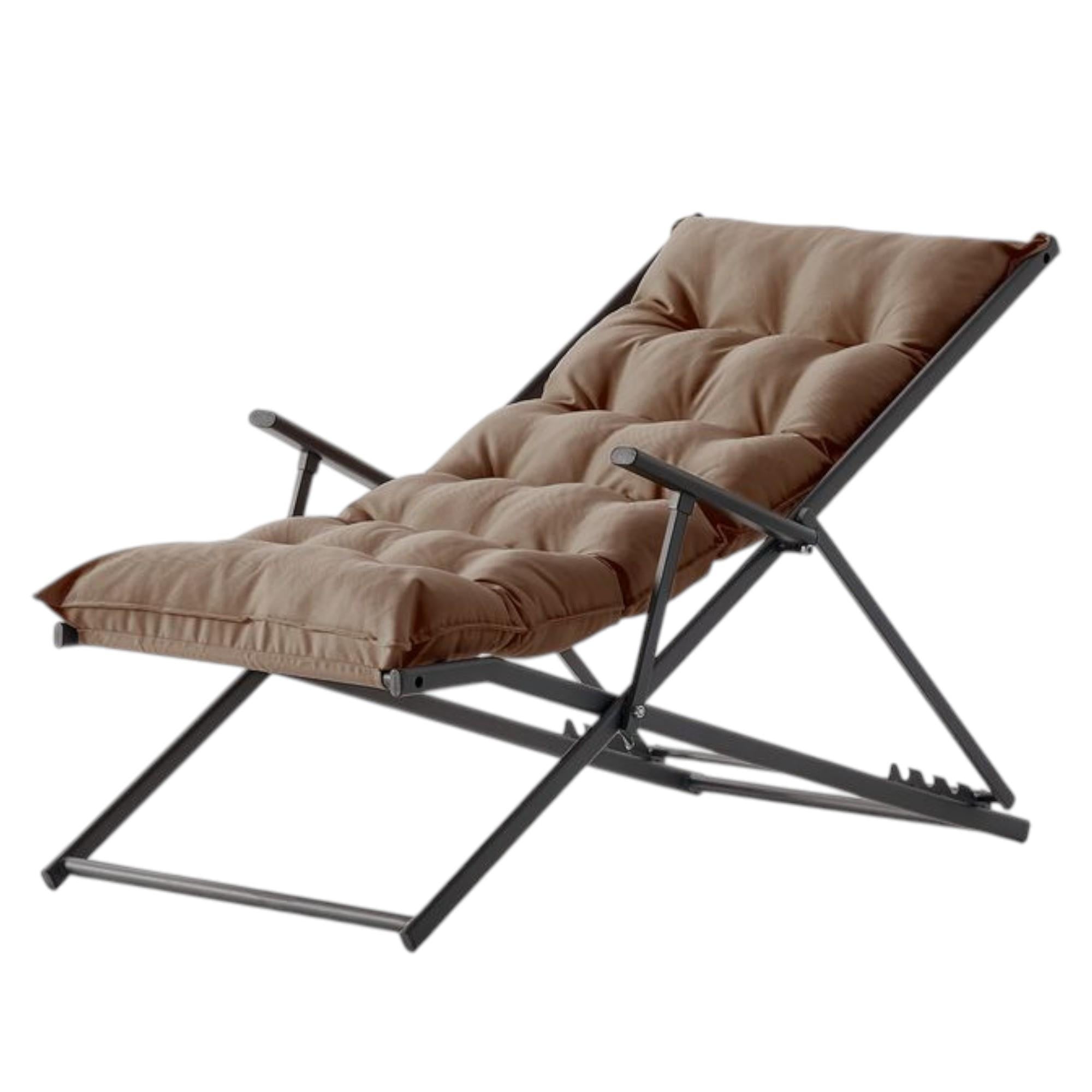 Relax Ayarlanabilir Bahçe Balkon Koltuğu | Minderli Şezlong