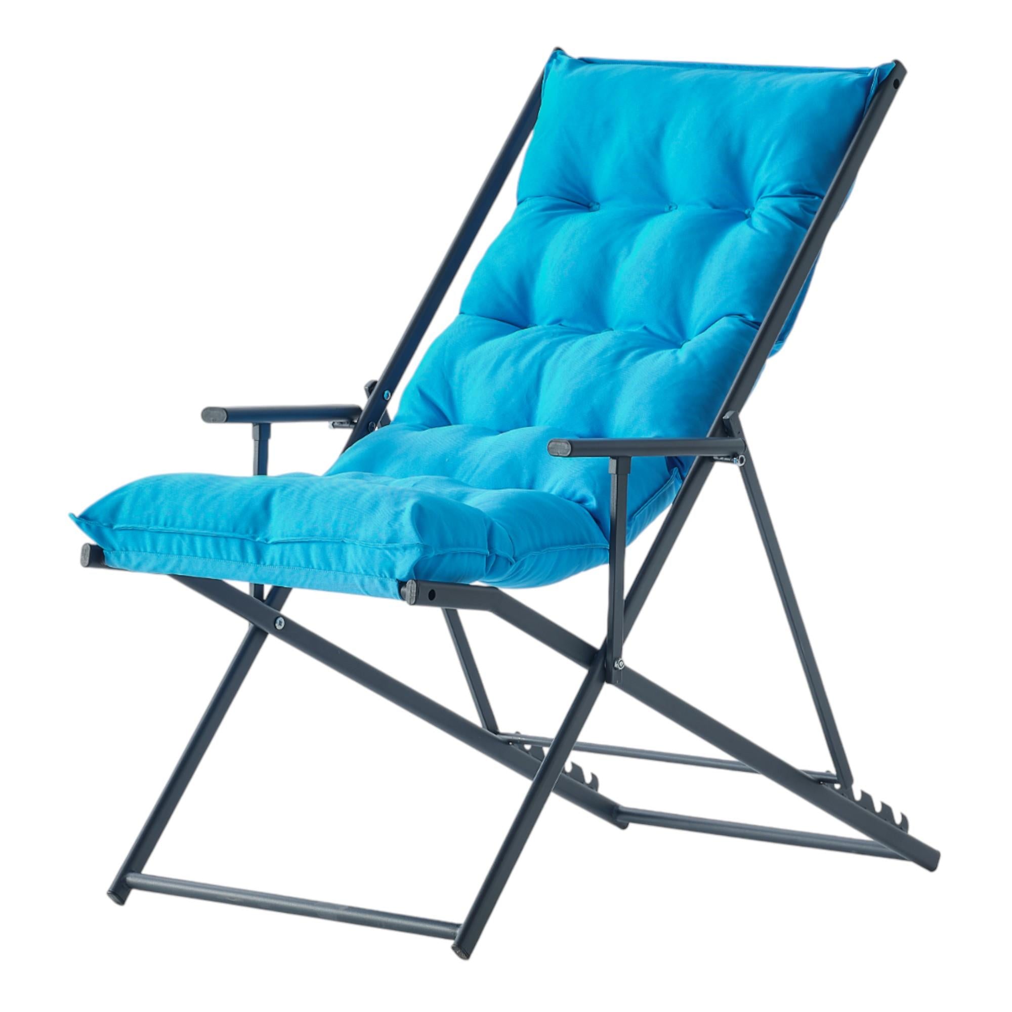 Relax Ayarlanabilir Bahçe Balkon Koltuğu | Minderli Şezlong