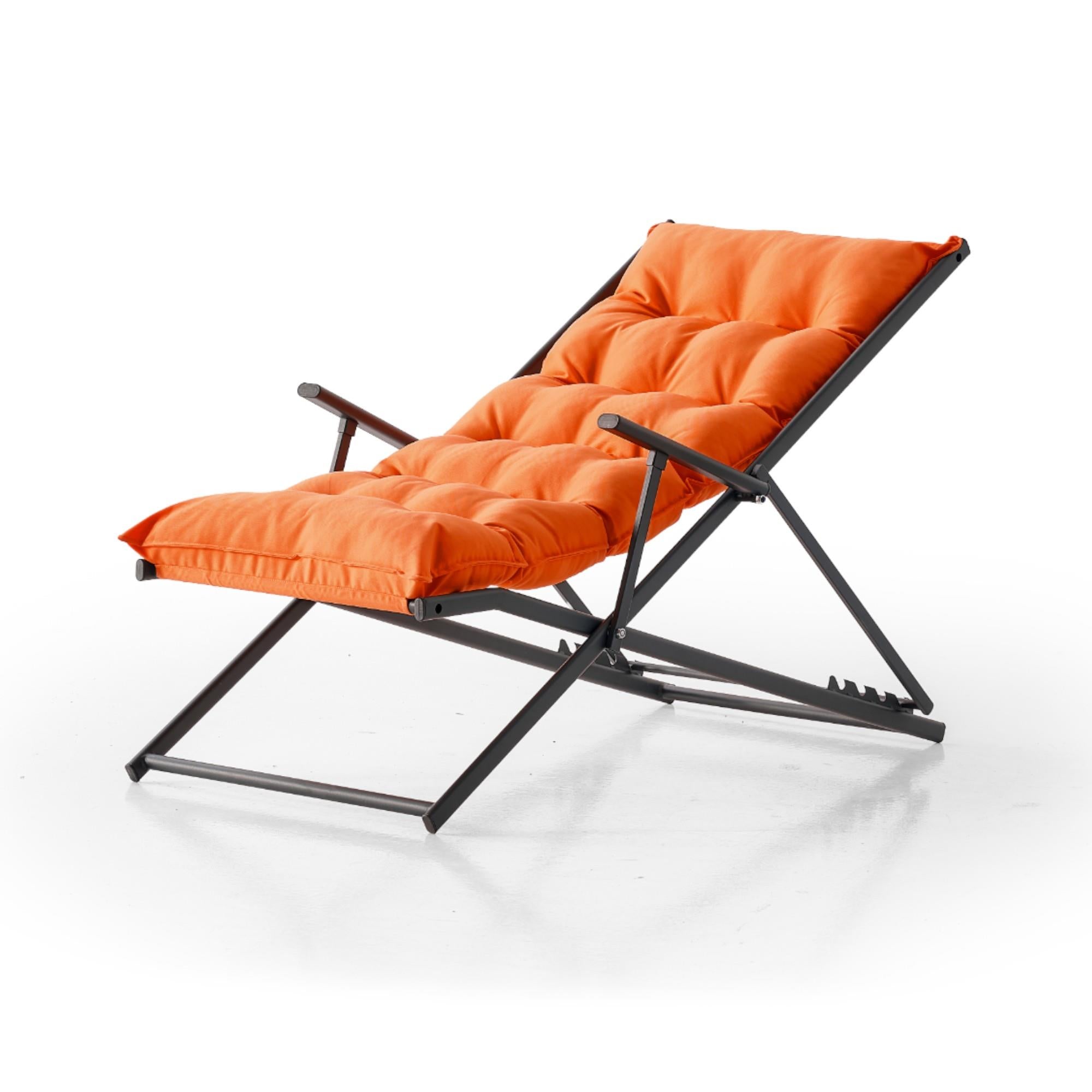 Relax Ayarlanabilir Bahçe Balkon Koltuğu | Minderli Şezlong