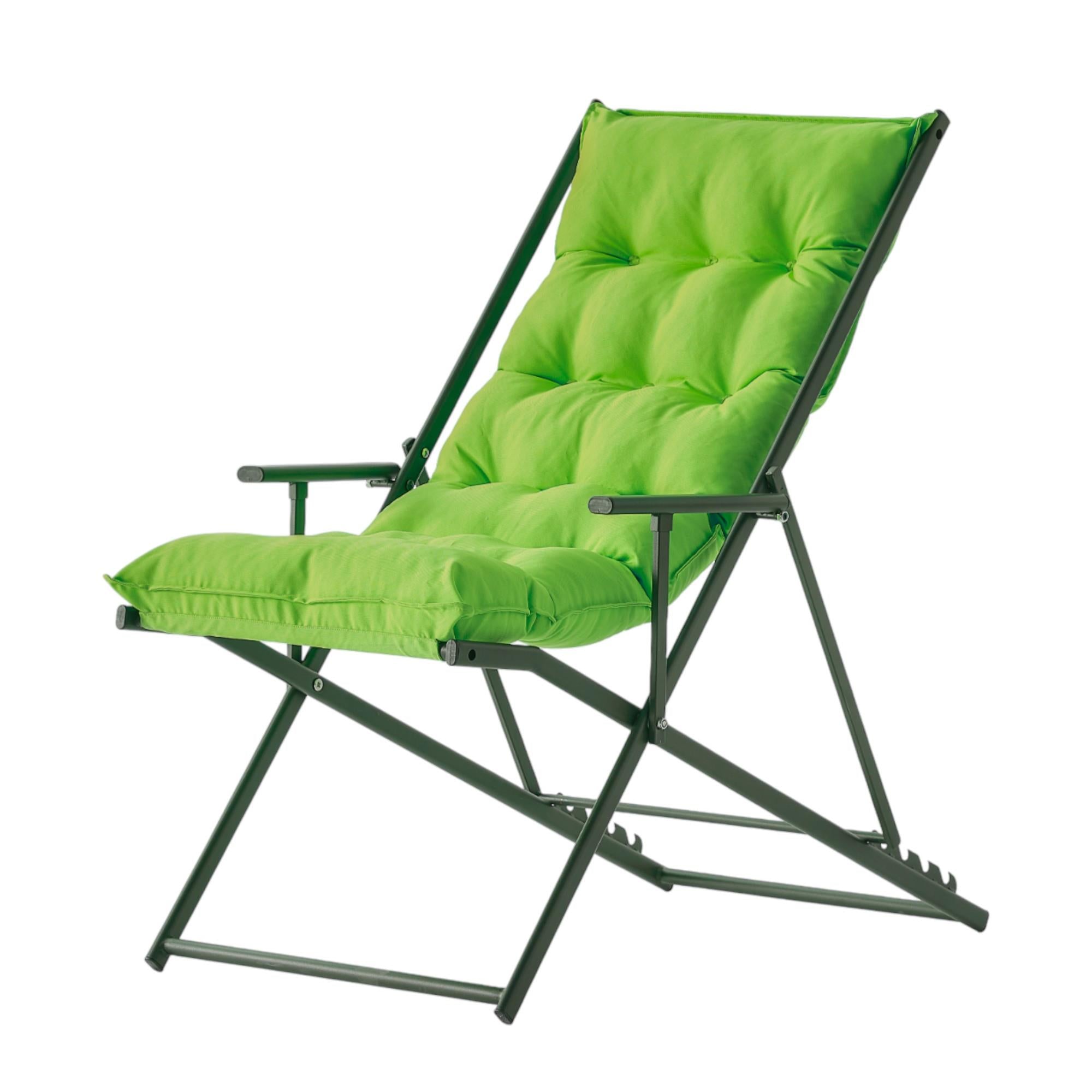 Relax Ayarlanabilir Bahçe Balkon Koltuğu | Minderli Şezlong