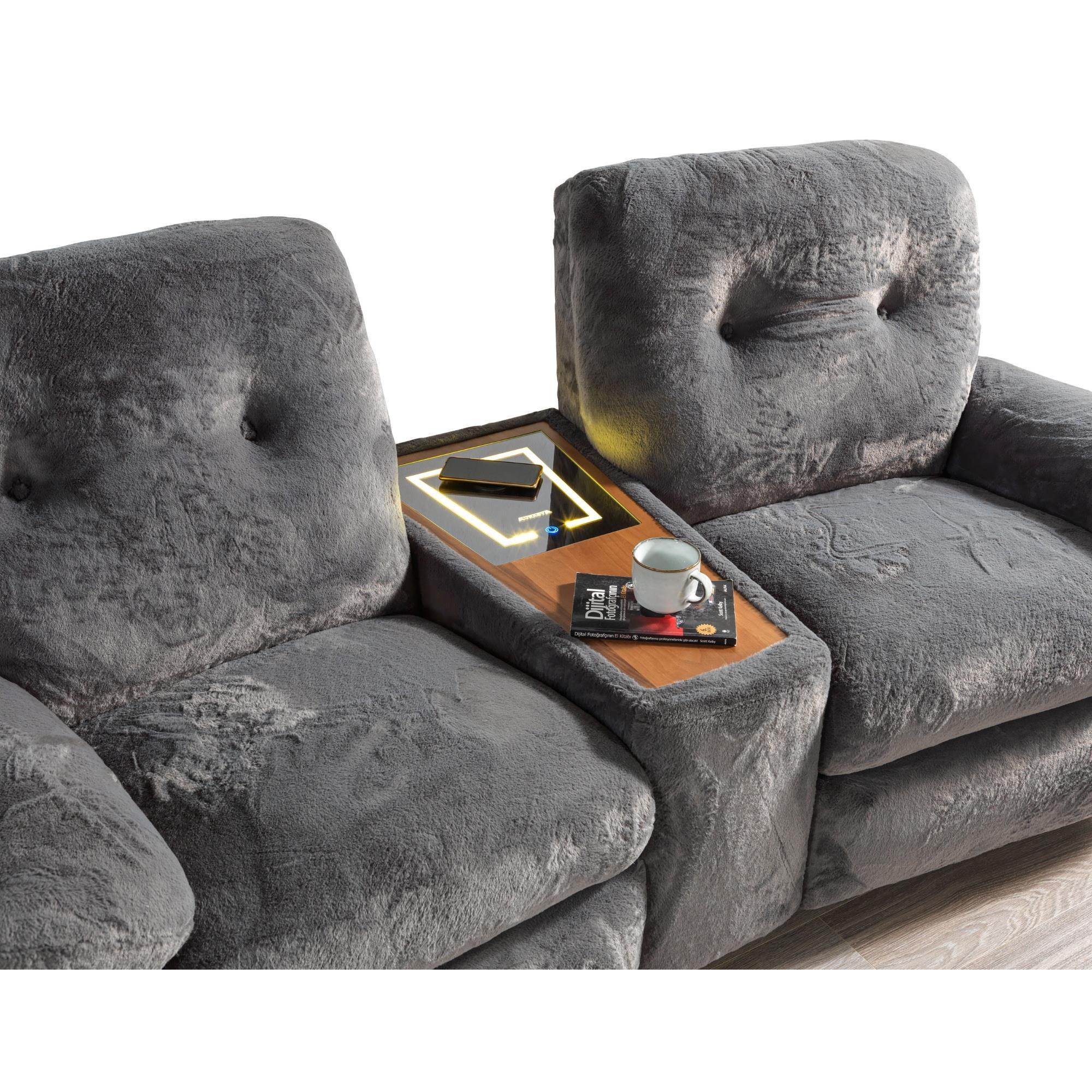 Royal İkili Sinema Koltuğu | Rehome Sevgili Koltuğu | 215x90x105 cm