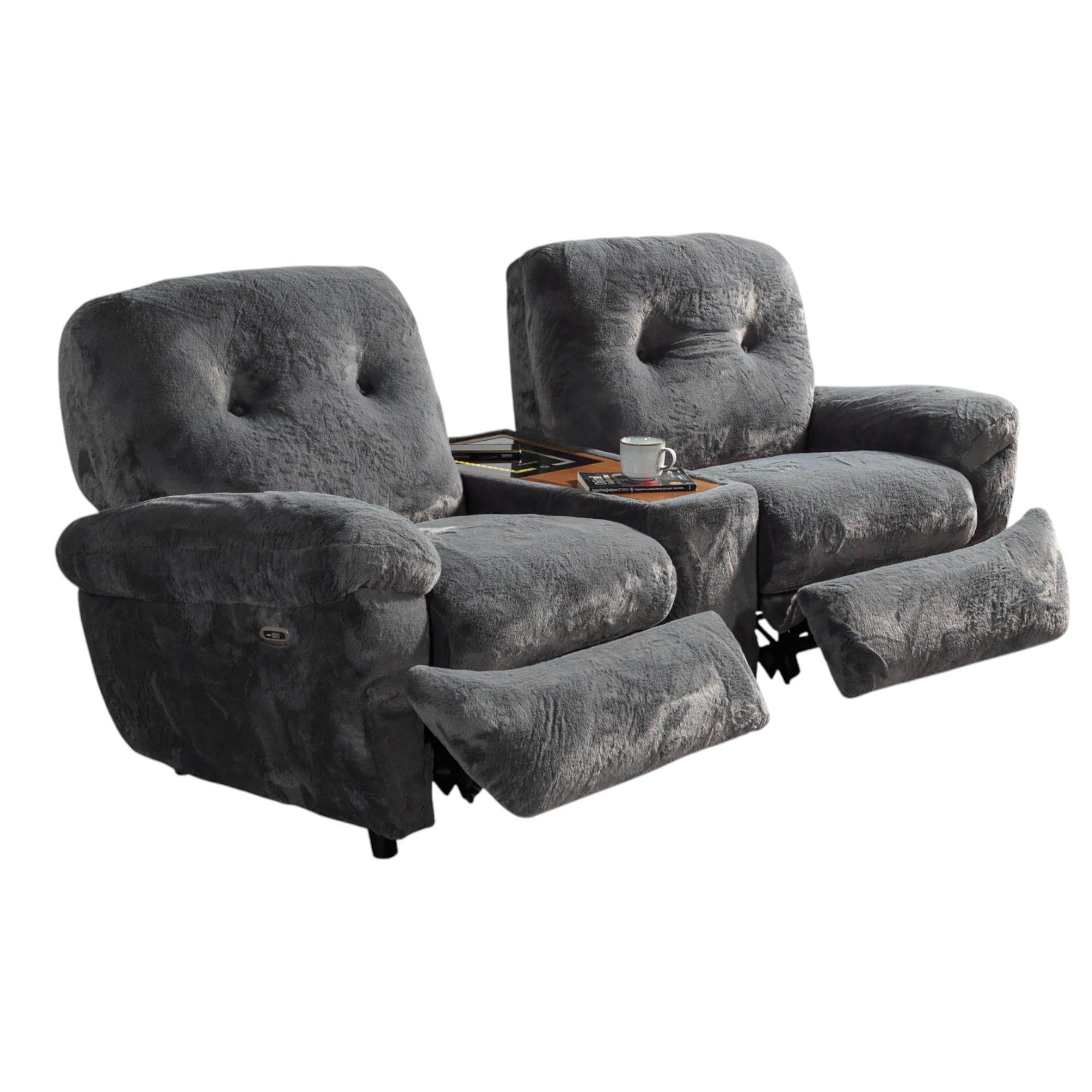 Royal İkili Sinema Koltuğu | Rehome Sevgili Koltuğu | 215x90x105 cm