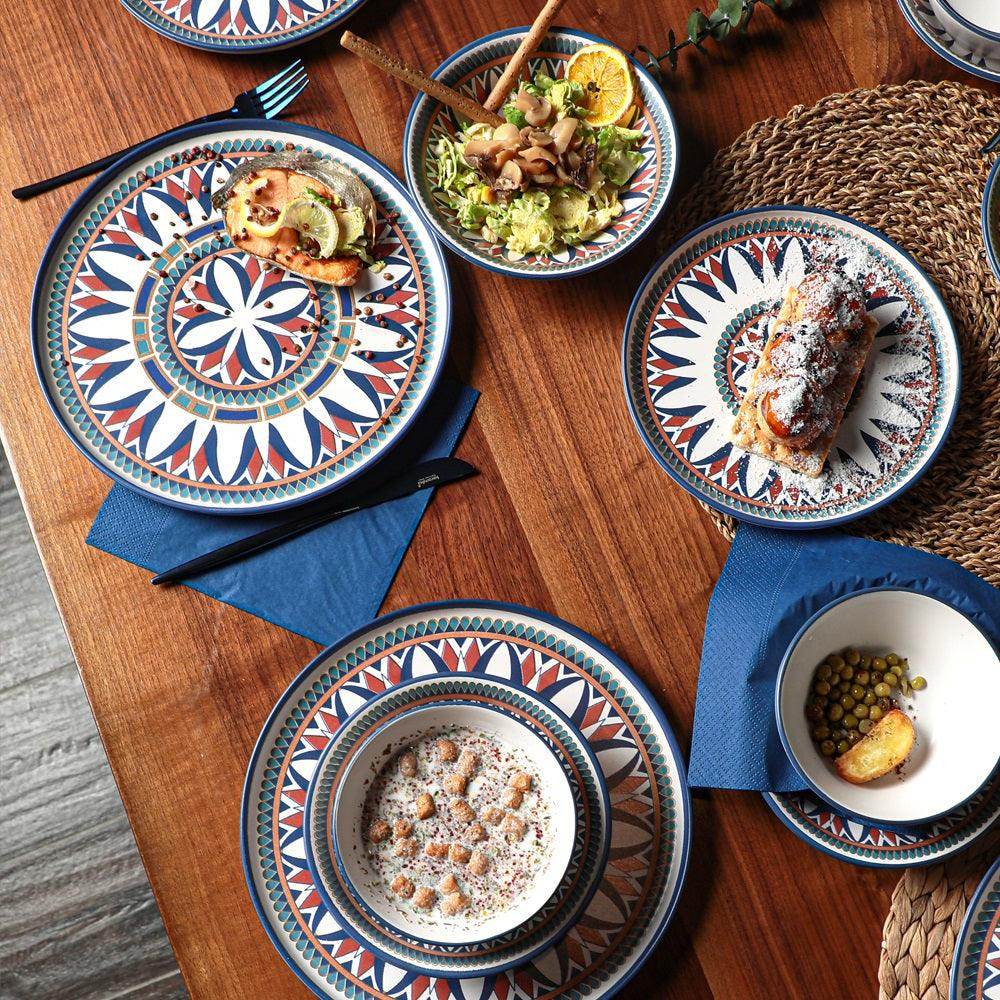 Keraart Ruby Yemek Takımı 24 Parça 6 Kişilik 20793-94-95