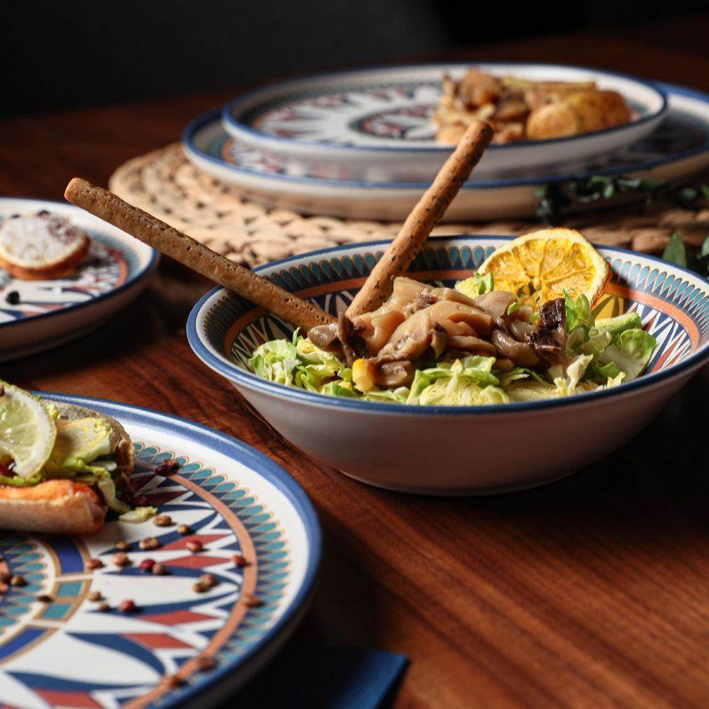 Keraart Ruby Yemek Takımı 24 Parça 6 Kişilik 20793-94-95