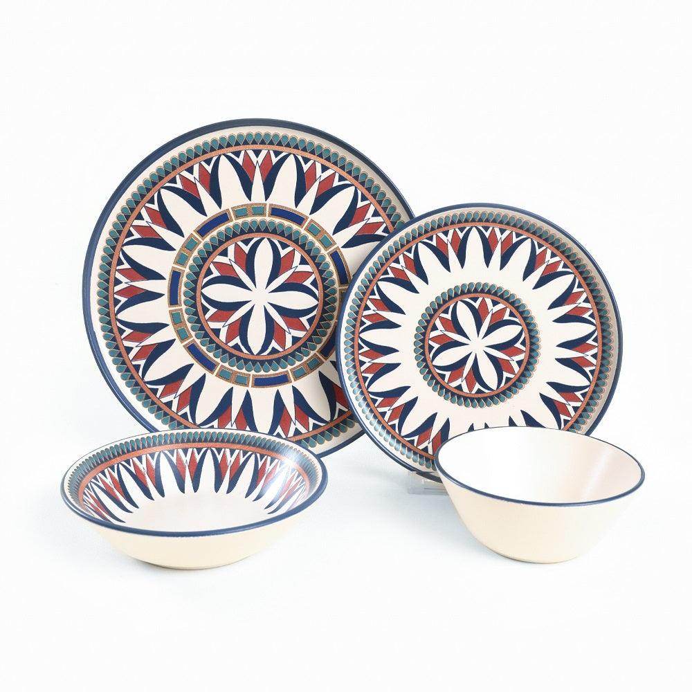 Keraart Ruby Yemek Takımı 24 Parça 6 Kişilik 20793-94-95