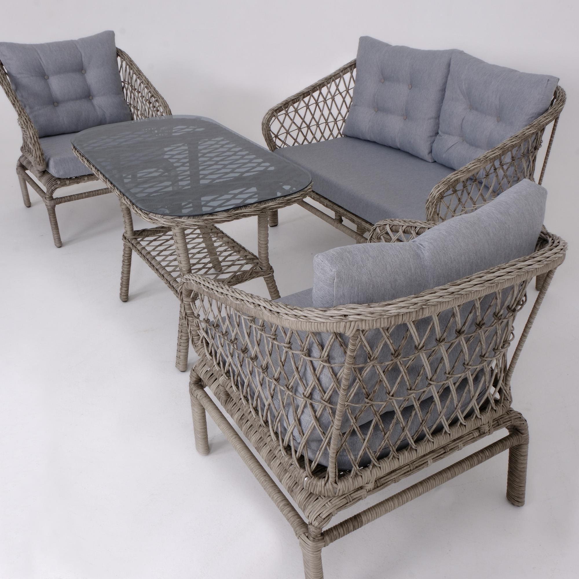 Serenity İkili Rattan Bahçe Ve Balkon Oturma Grubu | Rehome