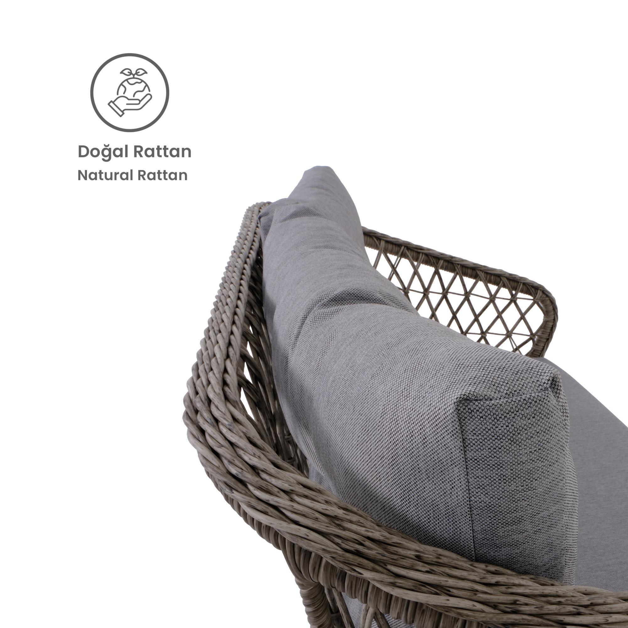 Serenity İkili Rattan Bahçe Ve Balkon Oturma Grubu | Rehome