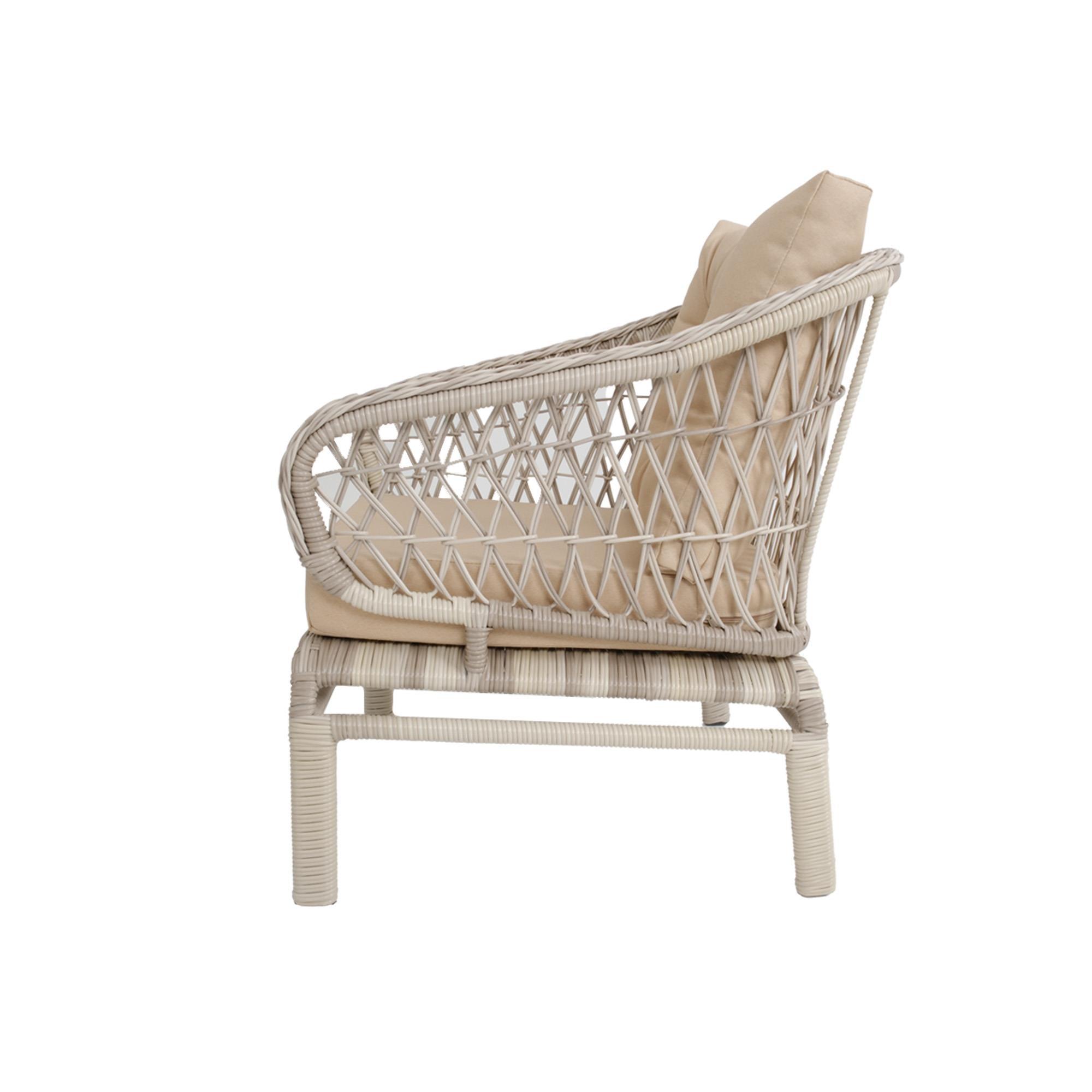 Serenity Üçlü Rattan Bahçe Balkon Oturma Grubu | Rehome