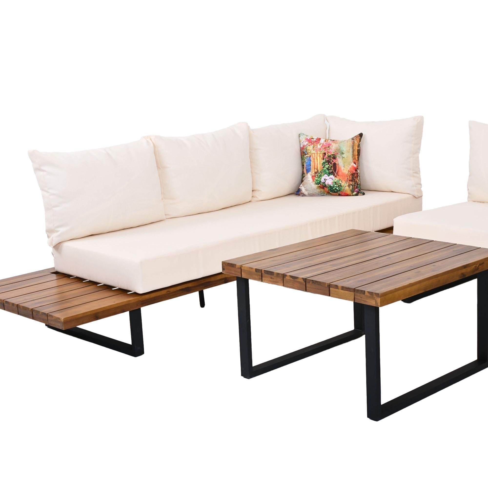 Shakespeare Ahşap U Köşe Koltuk | Rehome