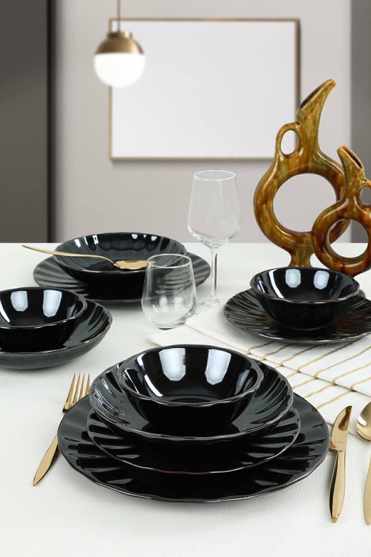 Shizen Sirius Yemek Takımı 24 Parça 6 Kişilik