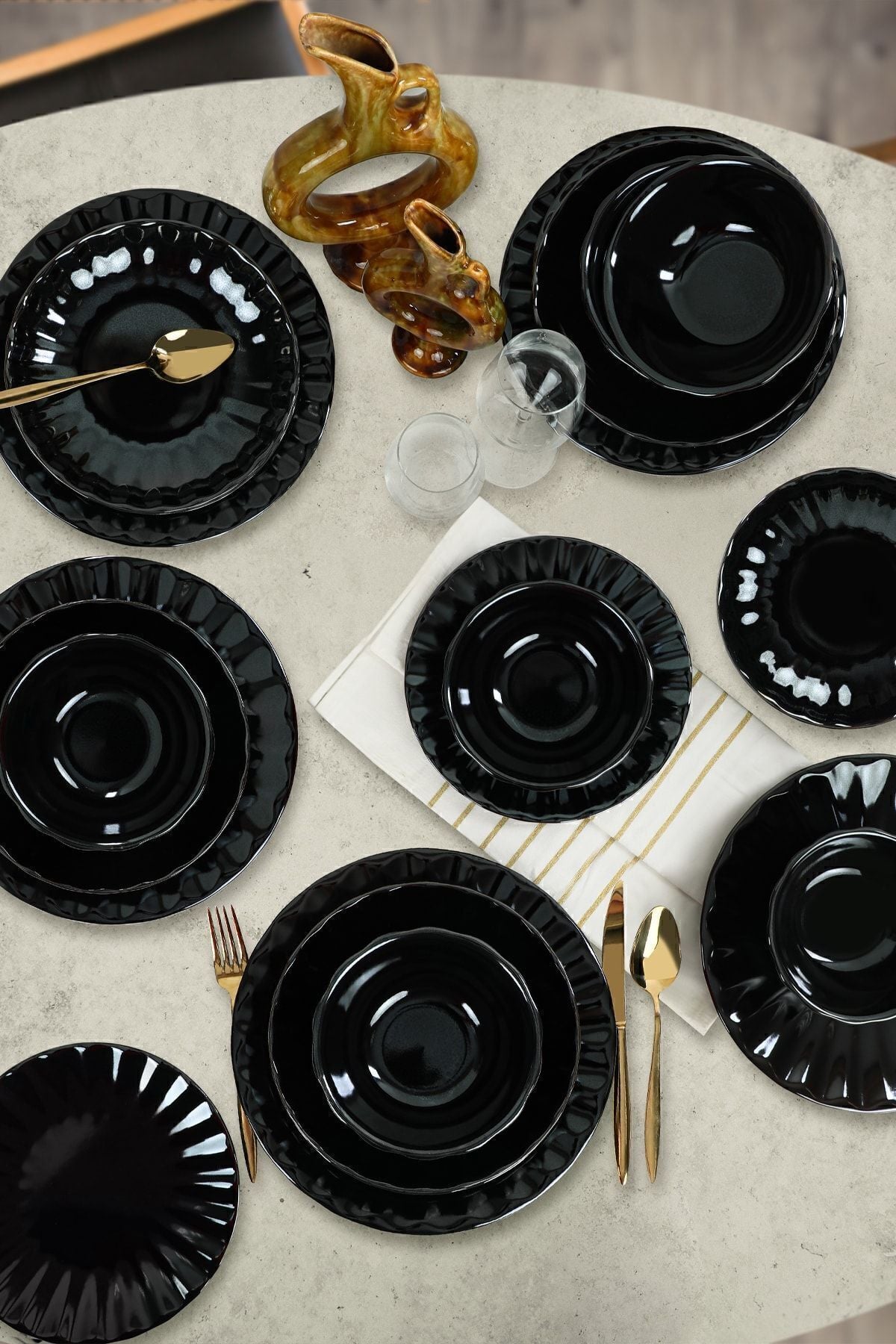 Shizen Sirius Yemek Takımı 24 Parça 6 Kişilik