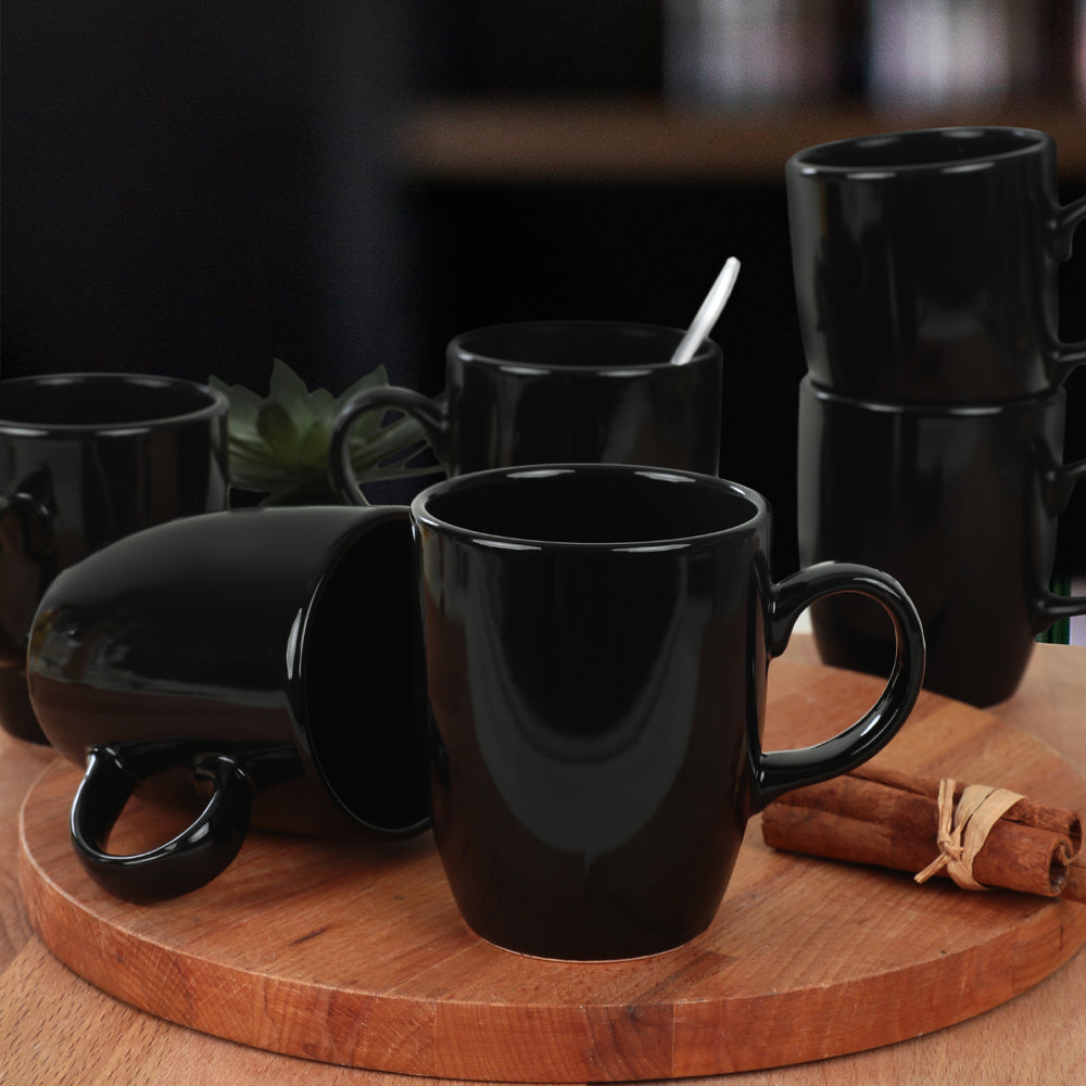 Siyah Bulut Kupa 9 Cm 6 Adet