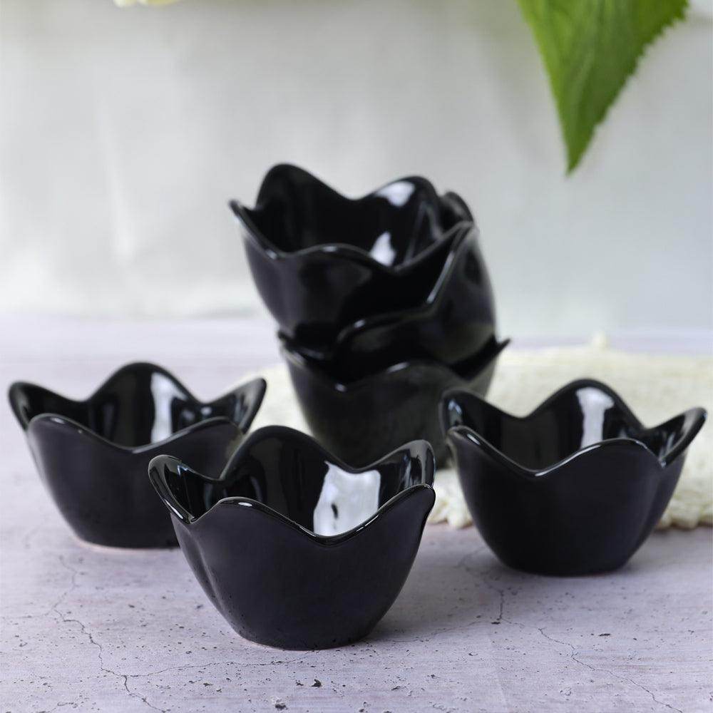 Siyah Zambak Çerezlik 12 Cm 6 Adet