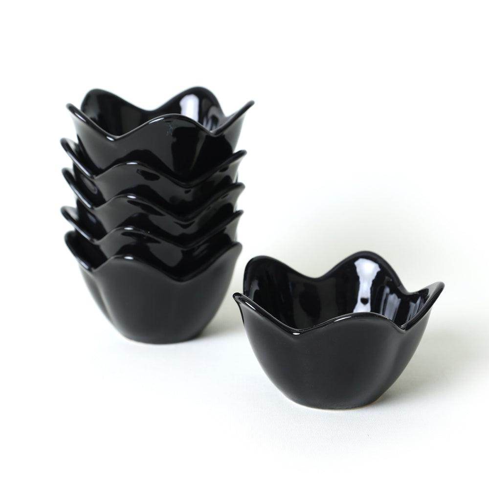 Siyah Zambak Çerezlik 12 Cm 6 Adet