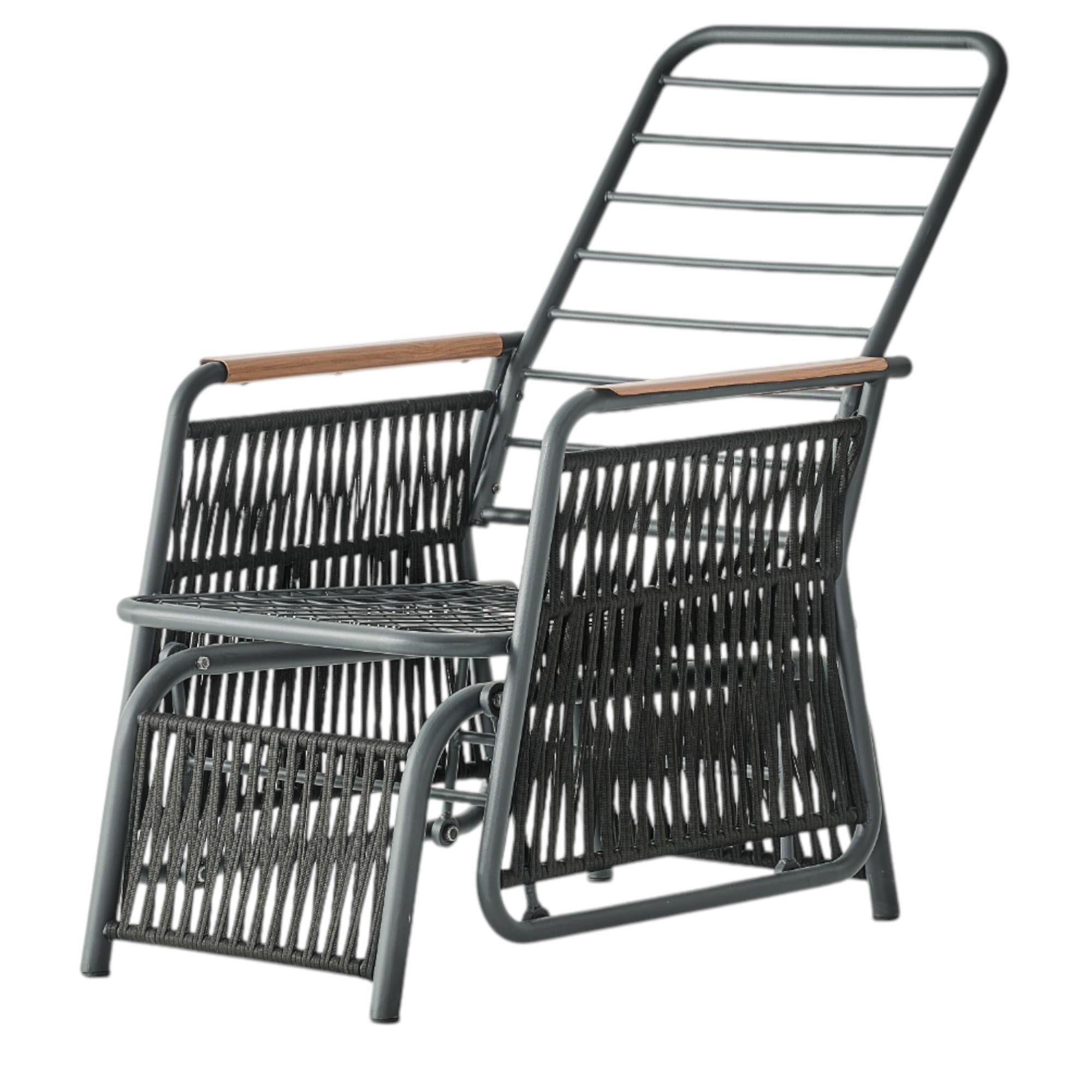 Space Ahşap Kollu Minderli Bahçe Koltuğu | Bahçe Sandalyesi