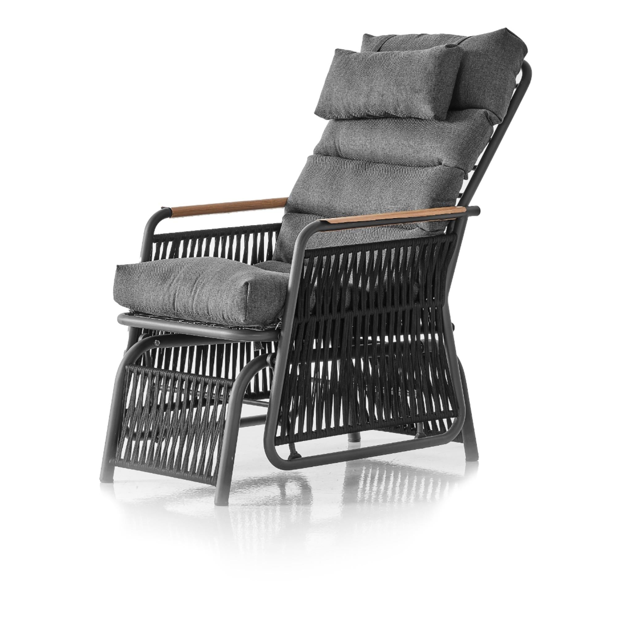 Space Ahşap Kollu Minderli Bahçe Koltuğu | Bahçe Sandalyesi