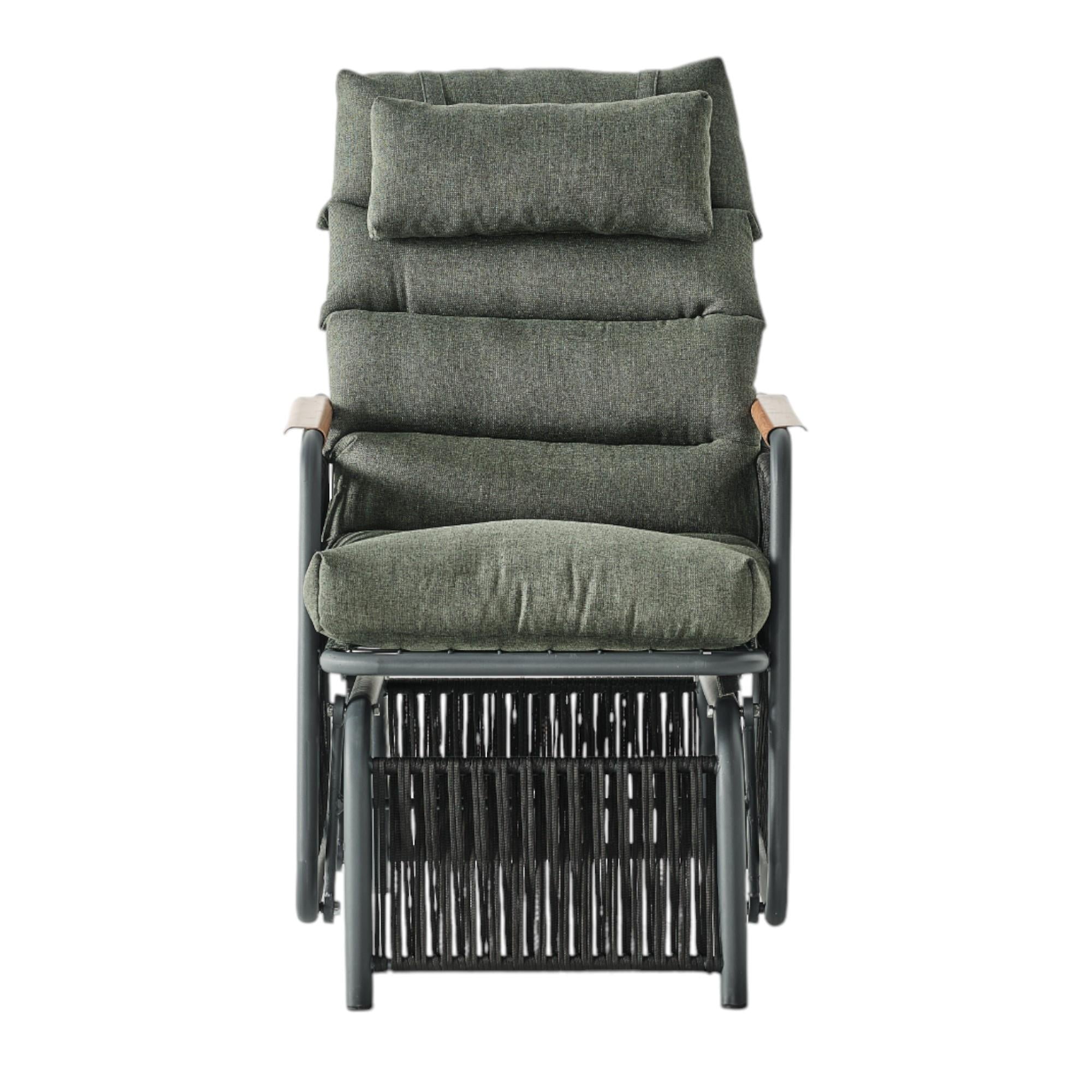 Space Ahşap Kollu Minderli Bahçe Koltuğu | Bahçe Sandalyesi