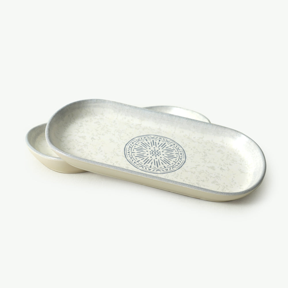 Keraart Stone Noyan Kayık Tabak 28 Cm 2 Adet 21427