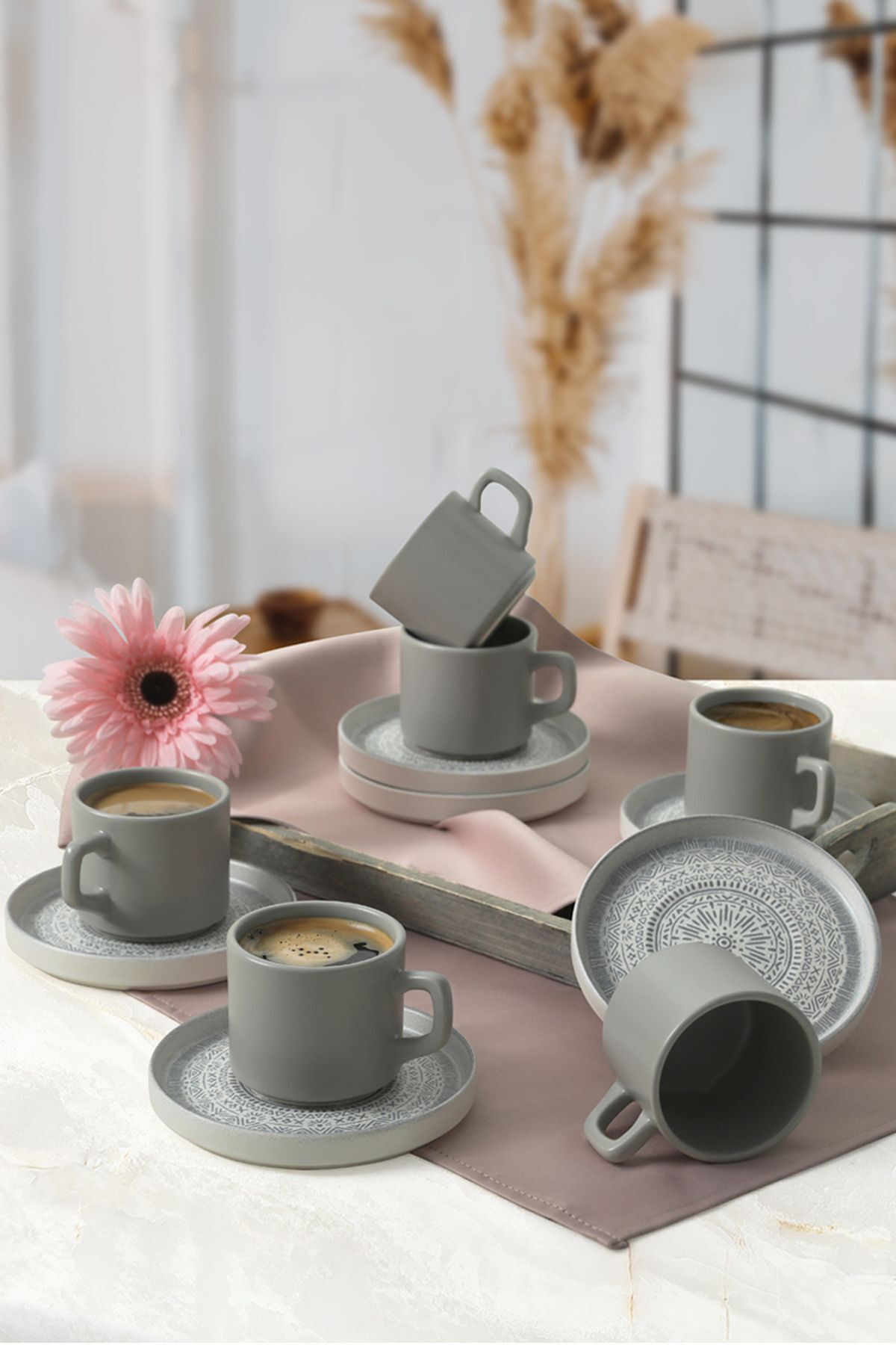 Stone Stackable Çay Takımı 12 Parça 6 Kişilik 21426