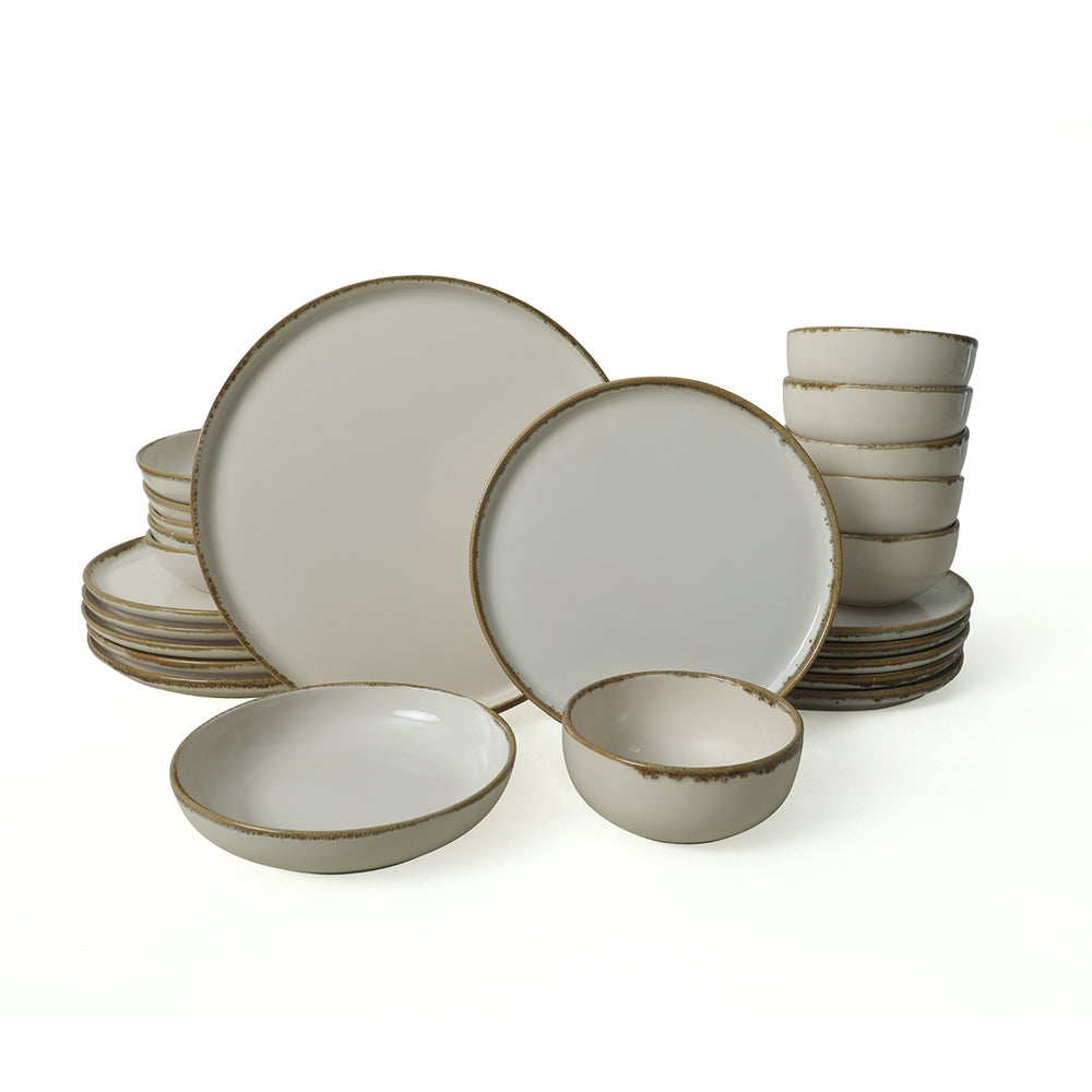 Straw Nordic Yemek Takımı 24 Parça 6 Kişilik