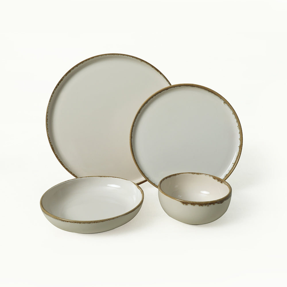 Straw Nordic Yemek Takımı 24 Parça 6 Kişilik