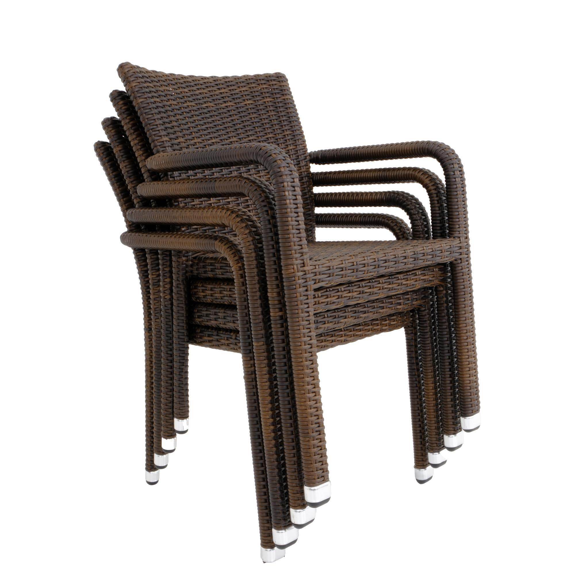 Sunsire 100x200 Rattan Bahçe Masa Takımı | Rehome