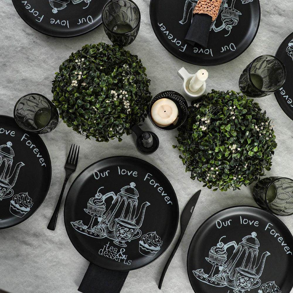 Keraart Tea & Deserts Hitit Servis Tabağı 25 Cm 6 Adet