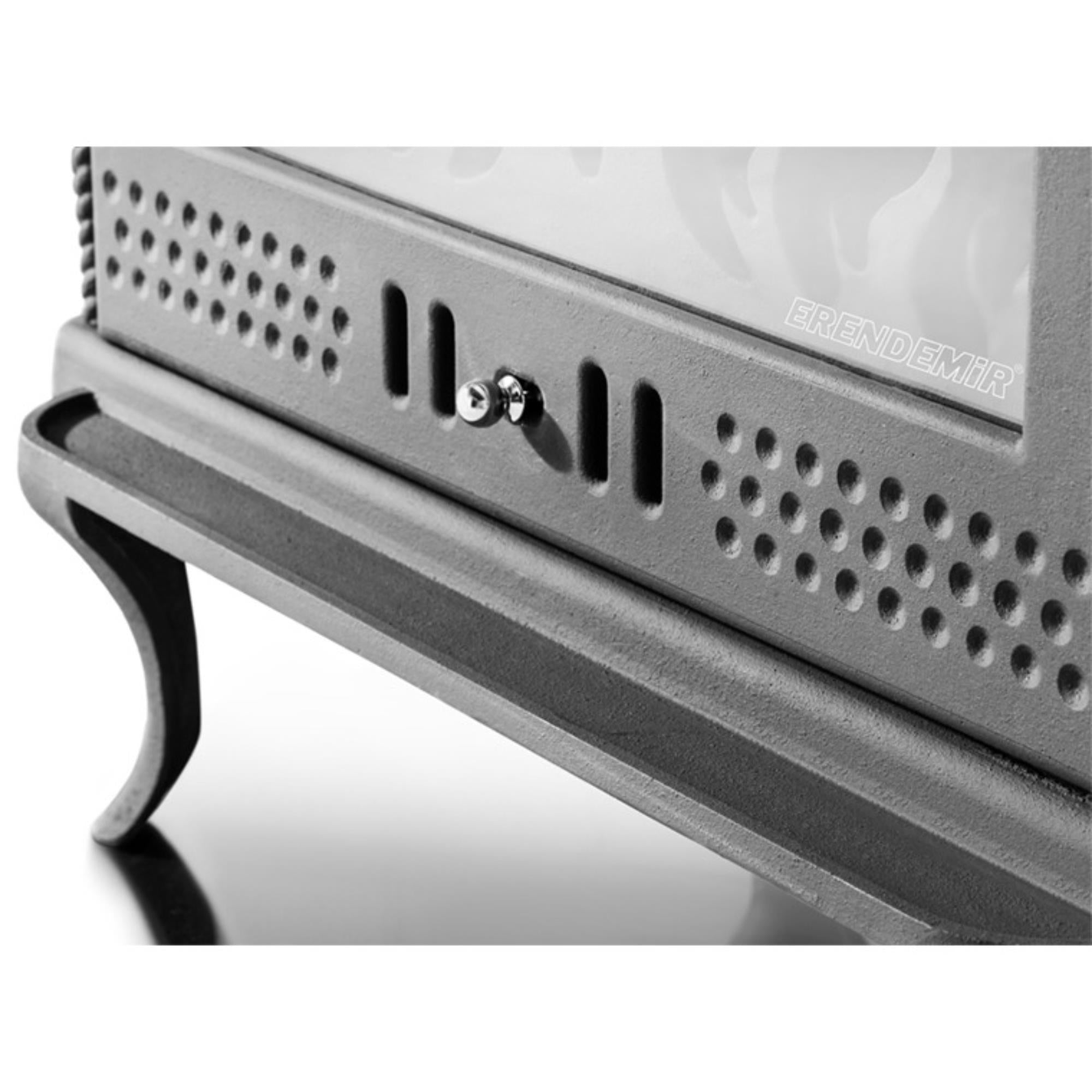 Tek Camlı Döküm Şömine Soba | Erendemir