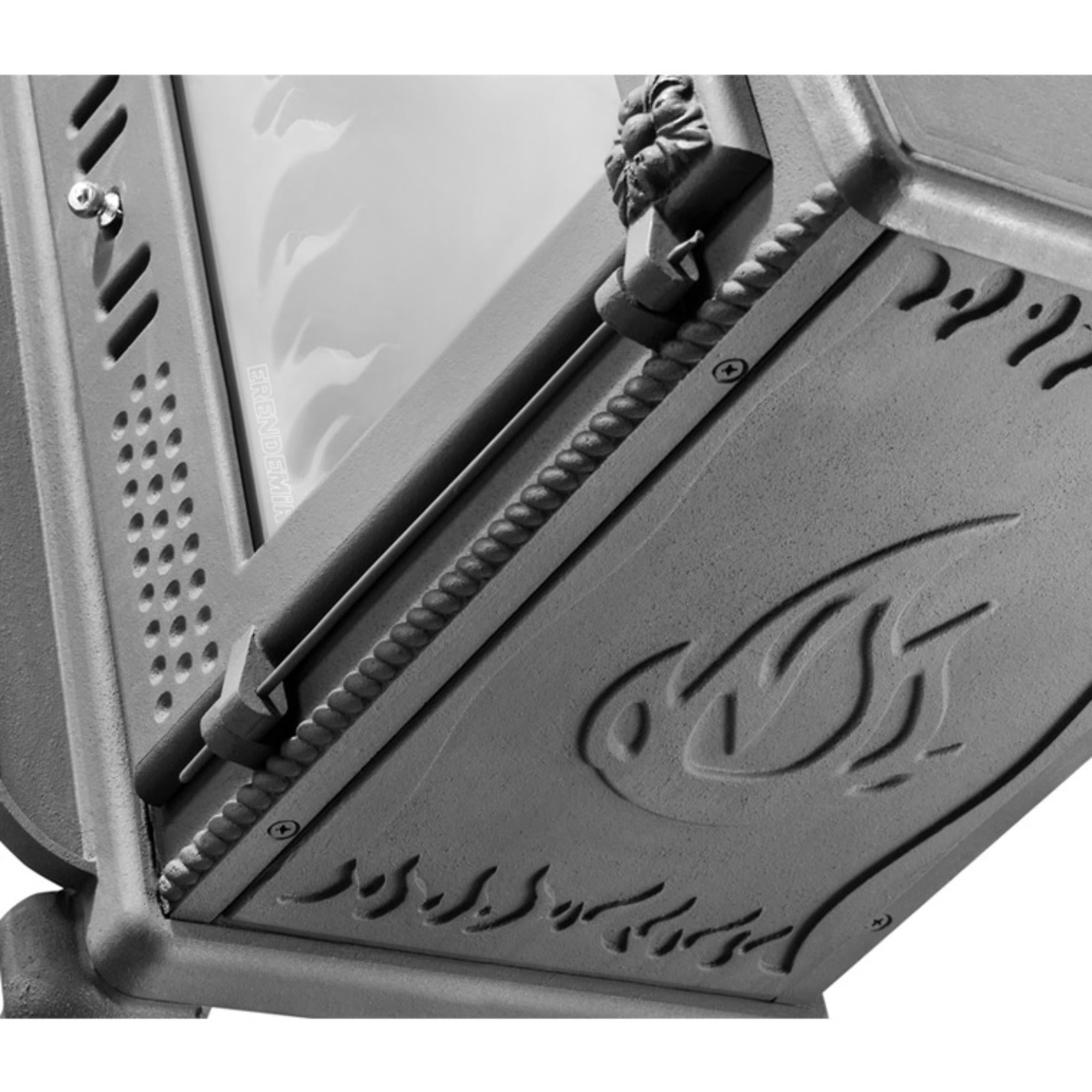 Tek Camlı Döküm Şömine Soba | Erendemir