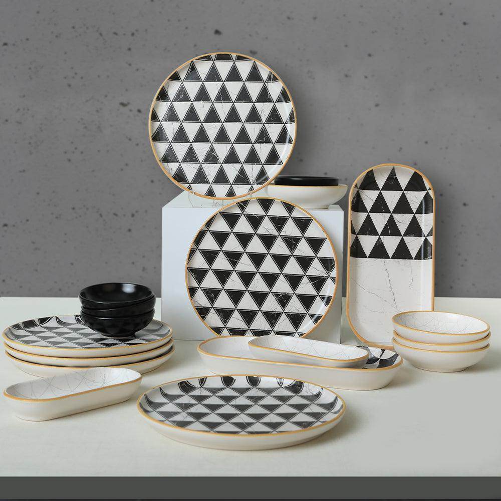 Keraart Trigon Kahvaltı Takımı 18 Parça 6 Kişilik 18765-67-69