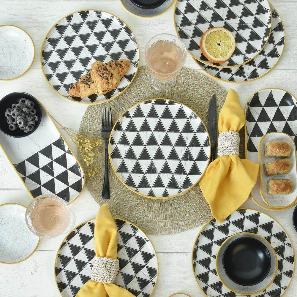 Keraart Trigon Kahvaltı Takımı 18 Parça 6 Kişilik 18765-67-69