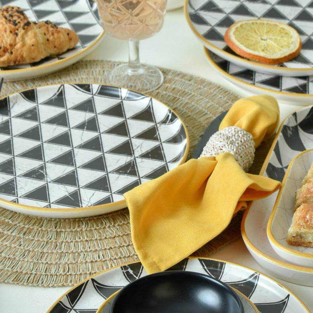 Keraart Trigon Kahvaltı Takımı 18 Parça 6 Kişilik 18765-67-69