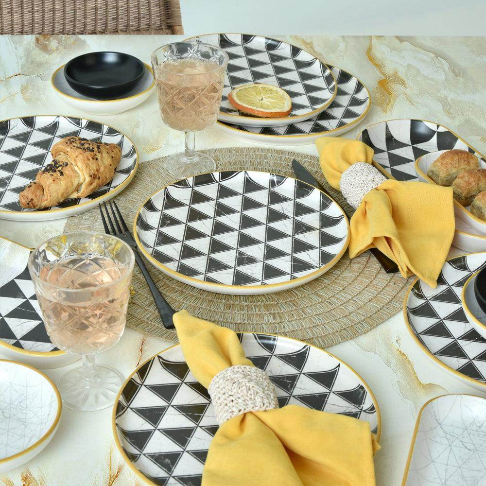 Keraart Trigon Kahvaltı Takımı 18 Parça 6 Kişilik 18765-67-69