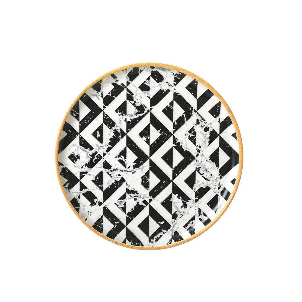 Keraart Trigon Marble Kahvaltı Takımı 18 Parça 6 Kişilik 18766-68-69