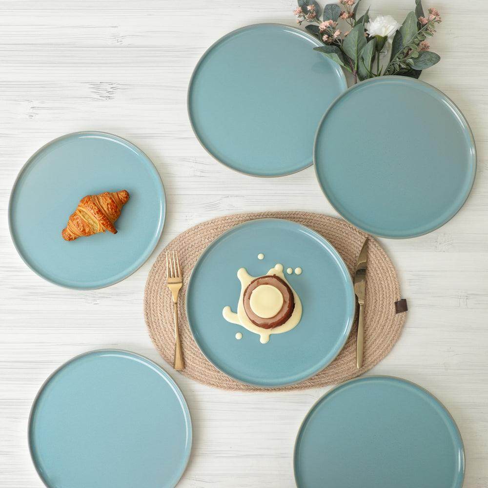 Turkuaz Granit Nordic Servis Tabağı 28 Cm 6 Adet - Q07