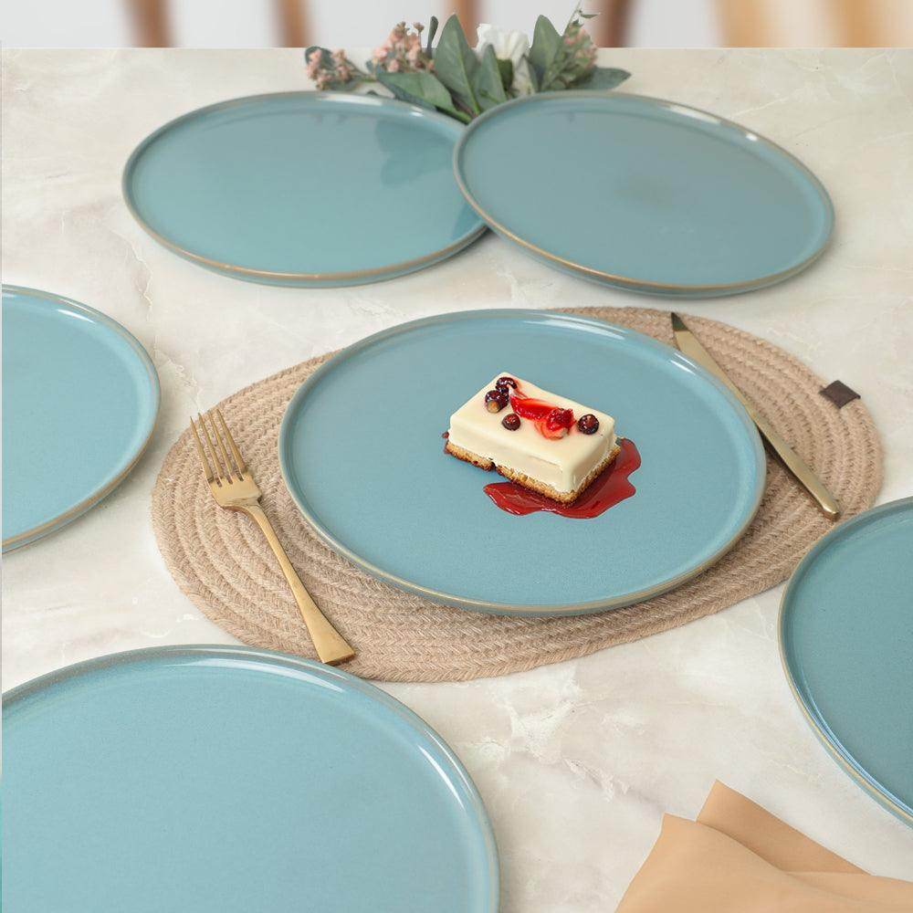 Turkuaz Granit Nordic Servis Tabağı 28 Cm 6 Adet - Q07