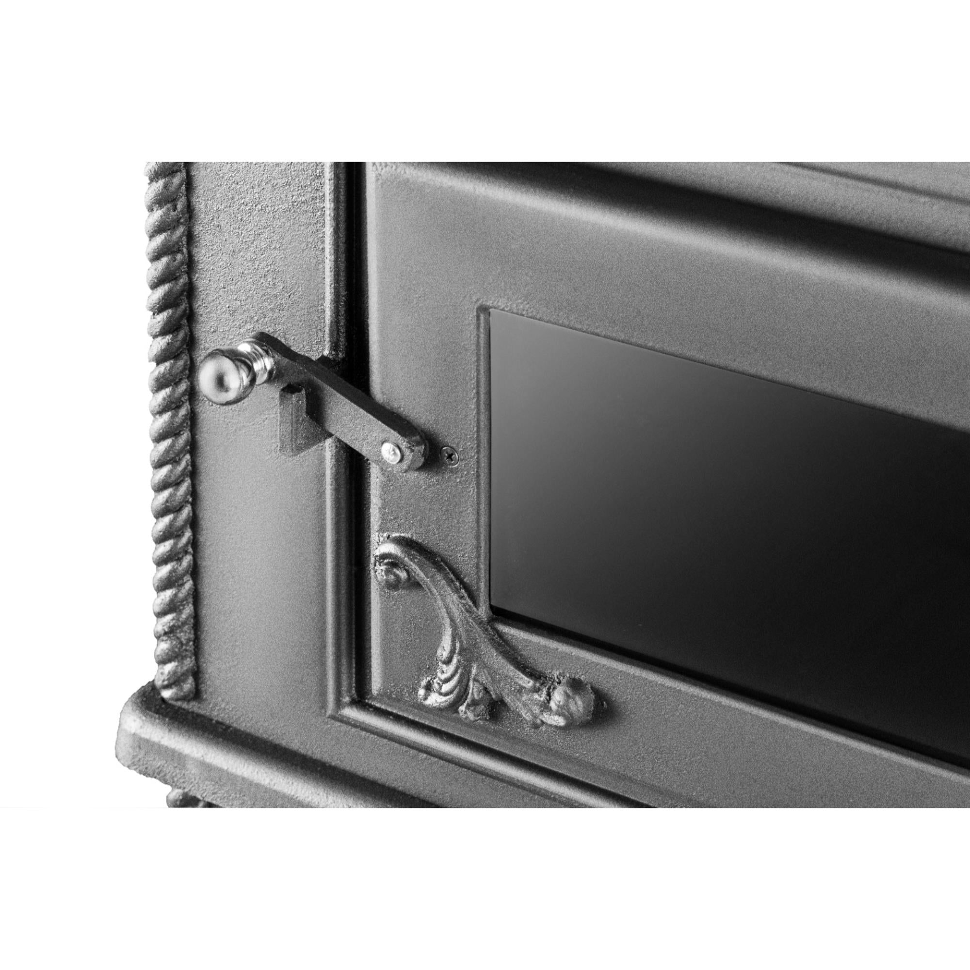 Üç Camlı Fırınlı Döküm Şömine Soba | Erendemir